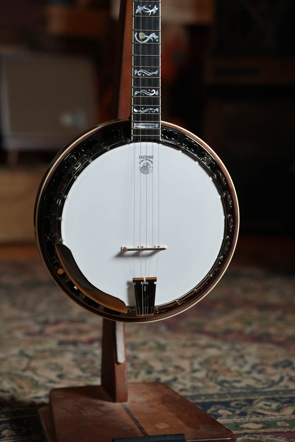 Deering Tenbrooks Saratoga Star 5 String Resonator Banjo w/Spikes Installed #0558