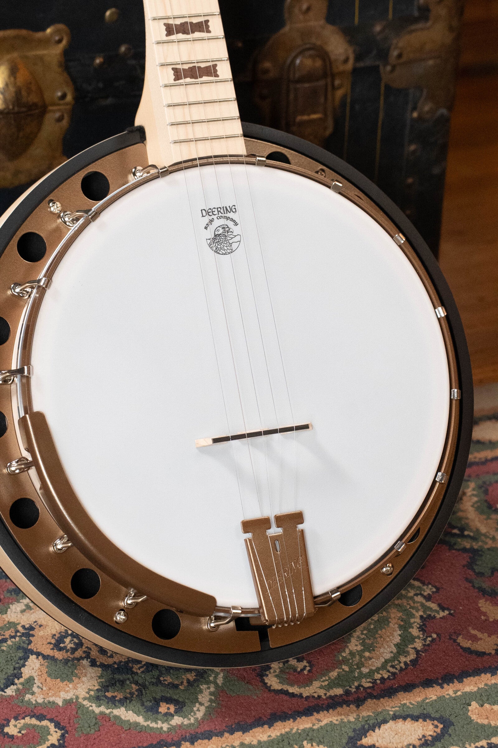Deering Goodtime Two 5 String Resonator Banjo w/Spikes Installed #2515