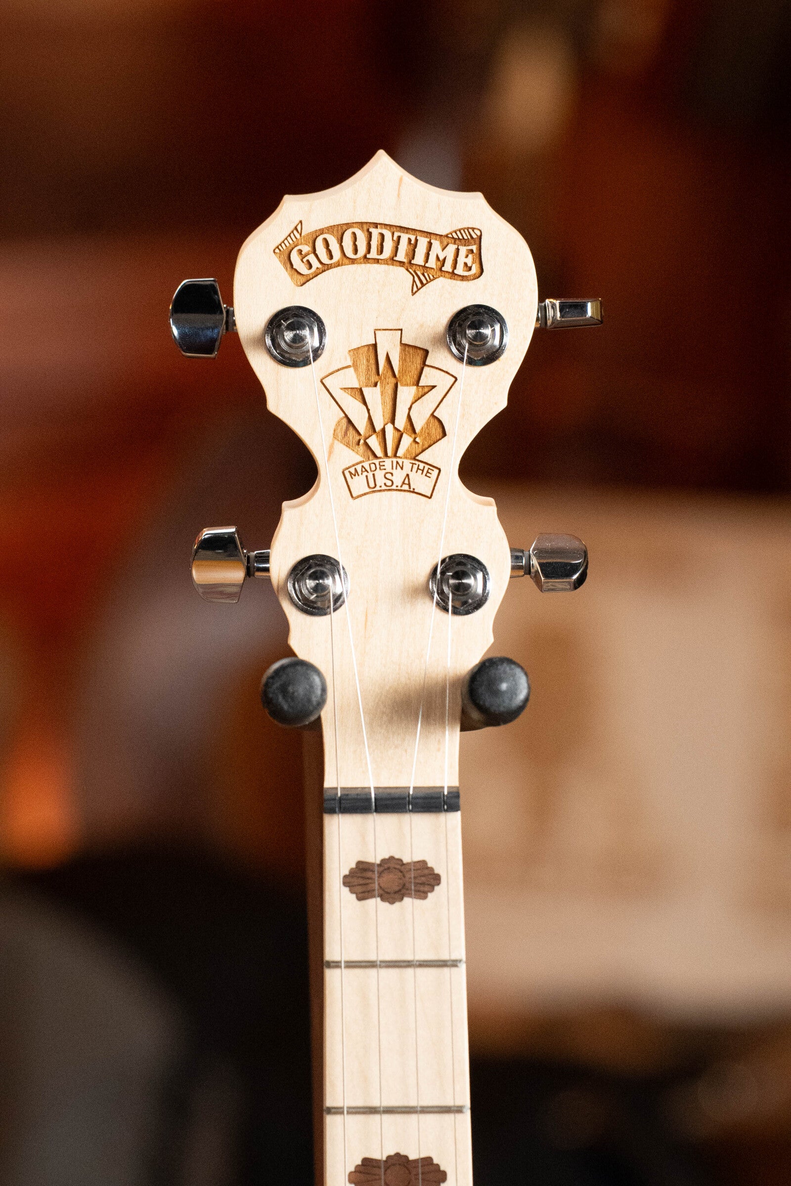 Deering Goodtime Two 5 String Resonator Banjo w/Spikes Installed #2516