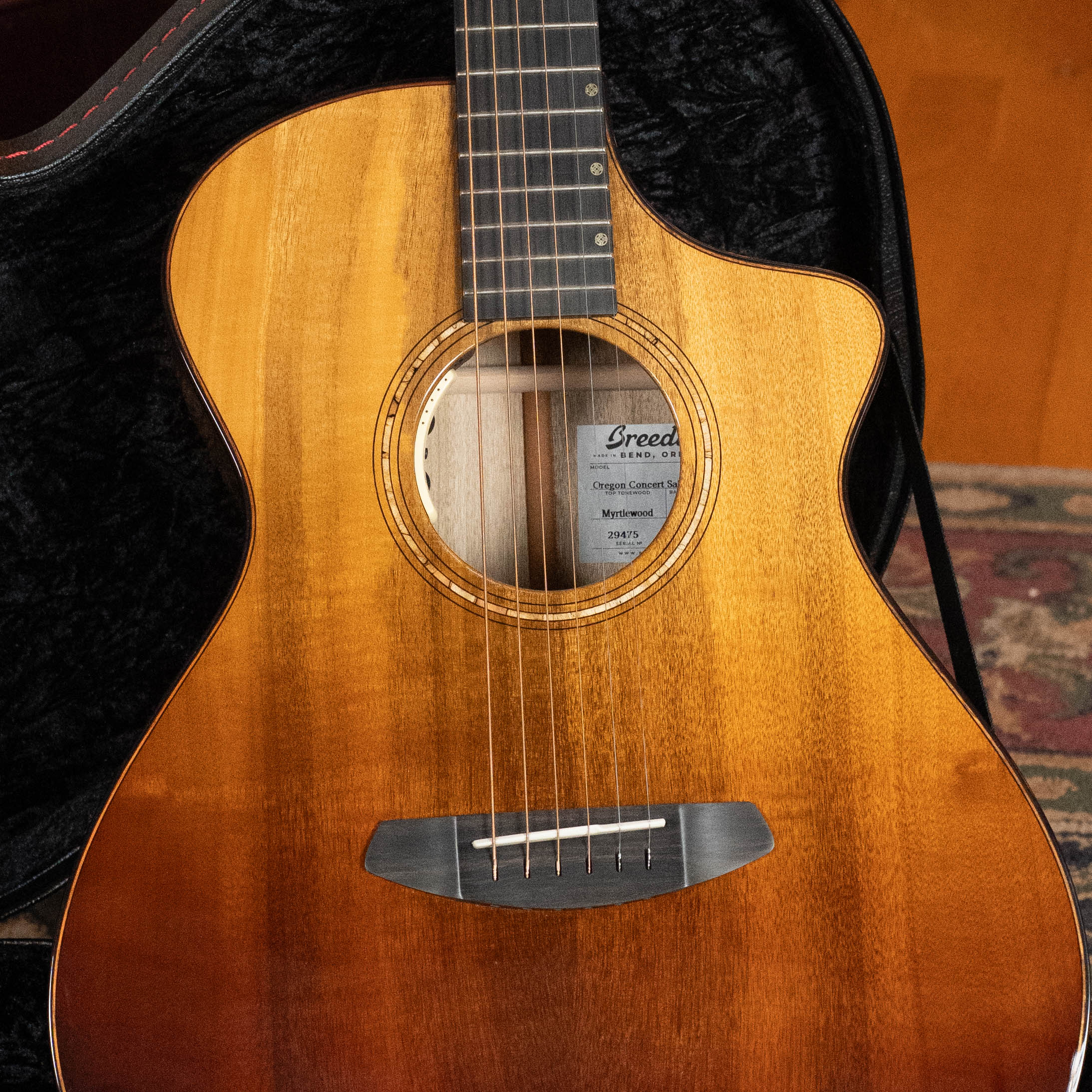 *Dread-Not Certified Floor Model* Breedlove Oregon Concert Sahara CE All Myrtlewood Limited Edition Guitar w/Pickup #9475