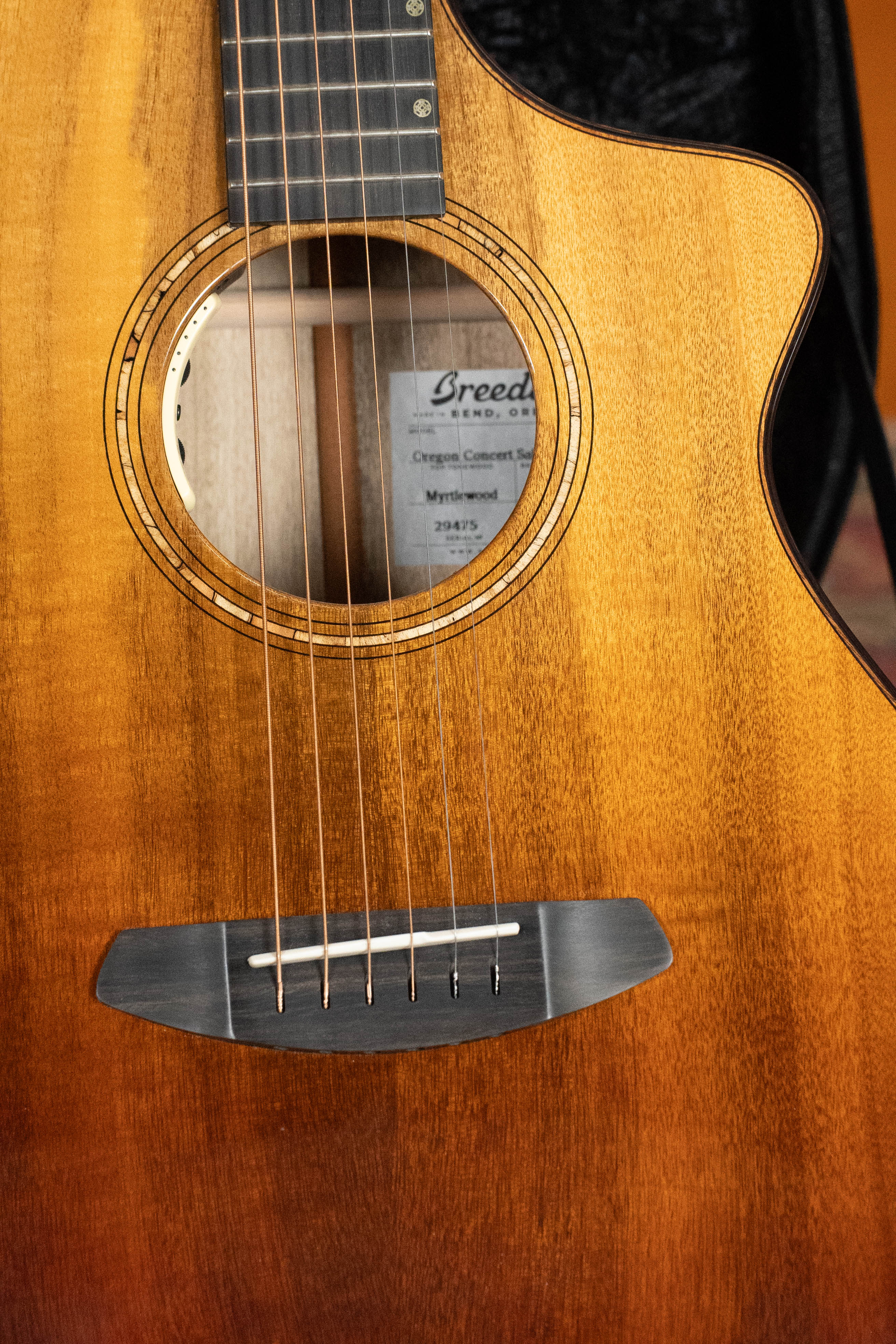 *Dread-Not Certified Floor Model* Breedlove Oregon Concert Sahara CE All Myrtlewood Limited Edition Guitar w/Pickup #9475