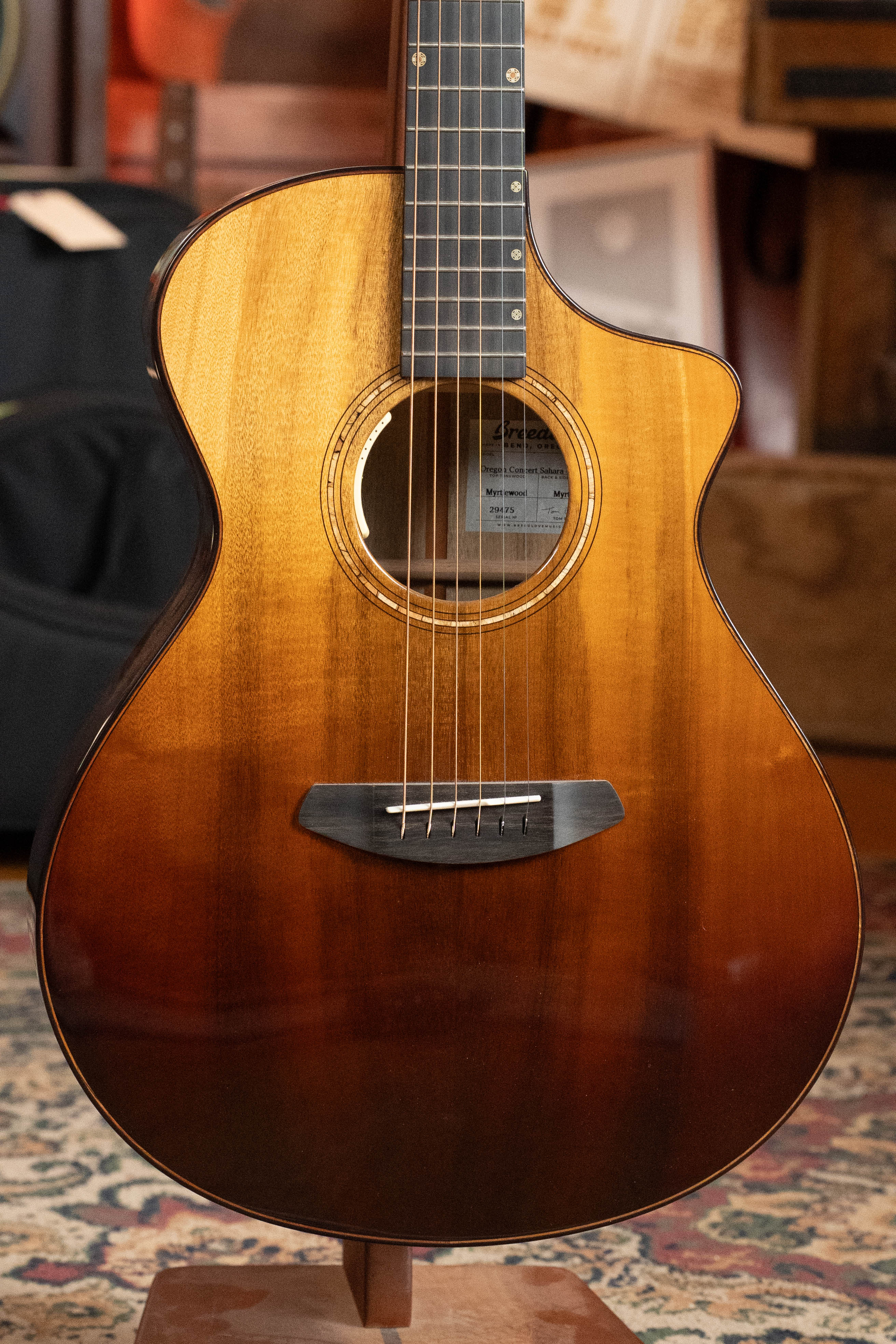 *Dread-Not Certified Floor Model* Breedlove Oregon Concert Sahara CE All Myrtlewood Limited Edition Guitar w/Pickup #9475