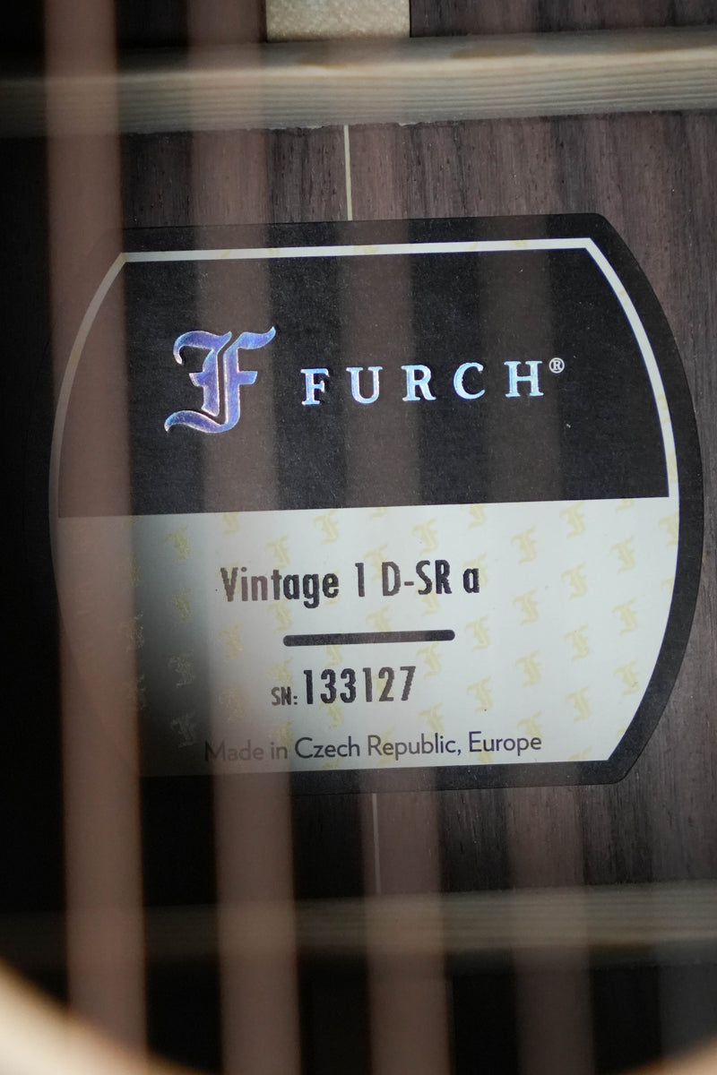 *Dread-Not Certified Used* 2025 Furch Vintage 1D-SR Dreadnought w/ L.R. Baggs Anthem Pickup #3127
