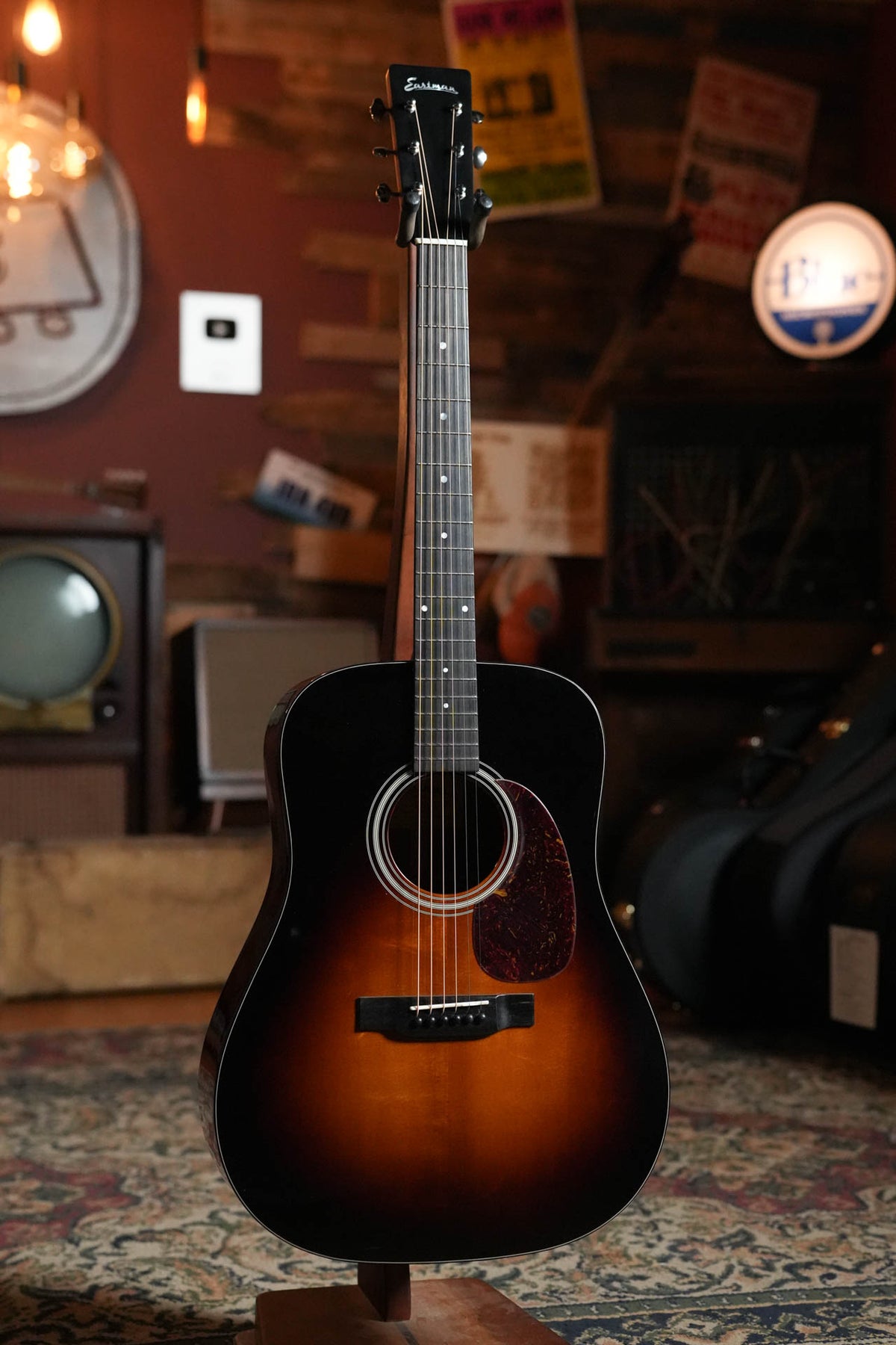 *Dread-Not Certified Used* Eastman E10D-TC-SB Sunburst Dreadnought Acoustic Guitar #1984