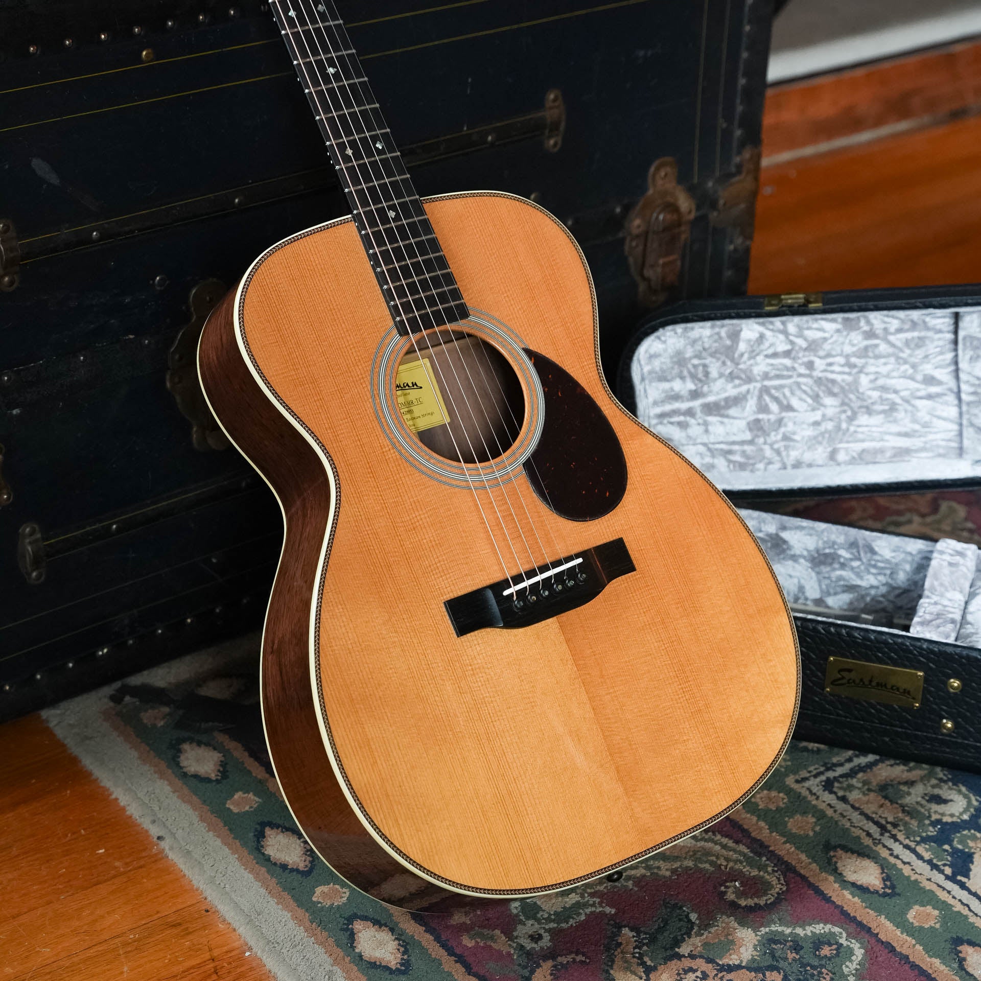 *Dread-Not Certified Used* Eastman E20OM-MR-TC Thermo-cured Adirondack/Madagascar Rosewood Acoustic Guitar #8953