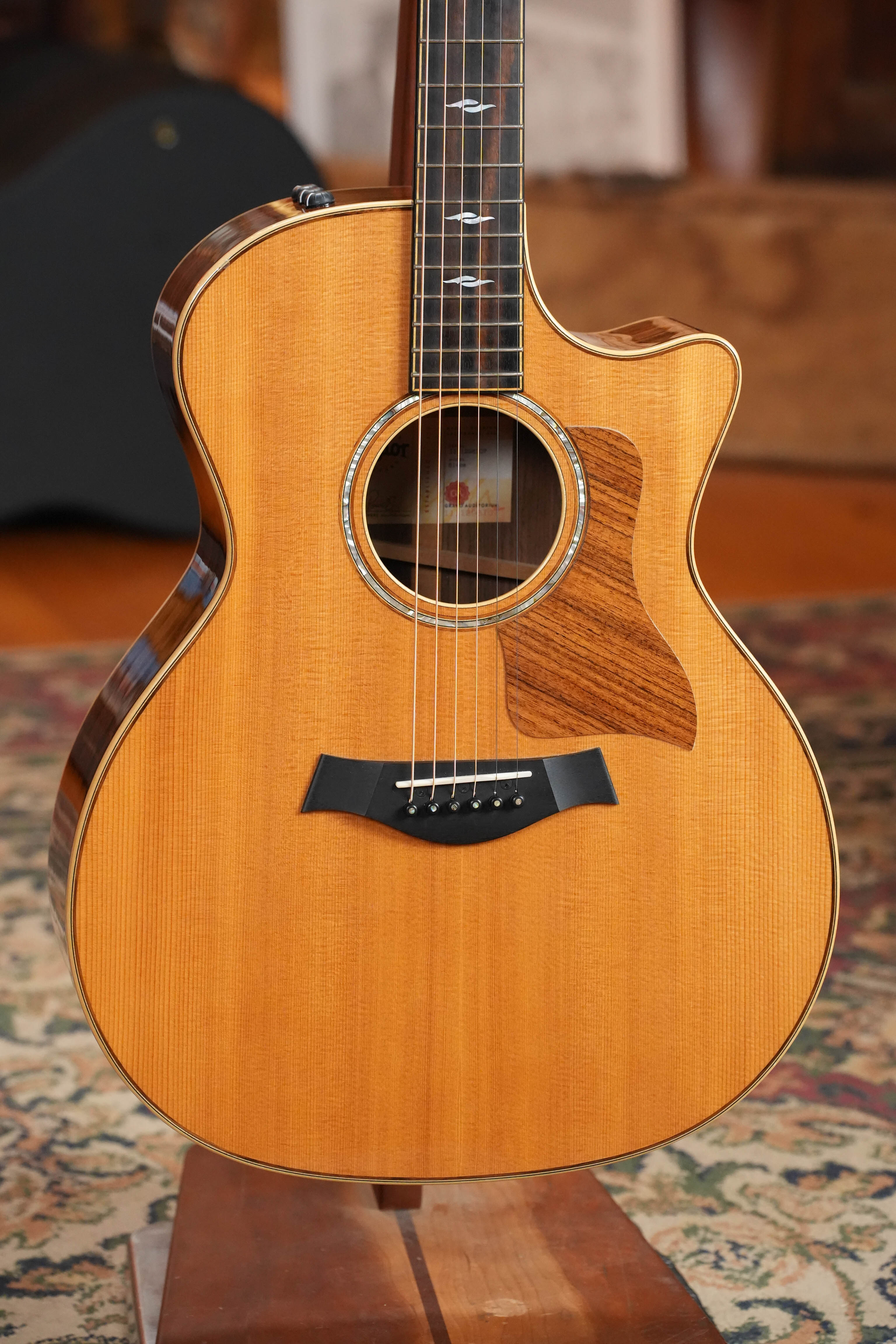 *Dread-Not Certified Used* 2018 Taylor 814ce Sitka Spruce/Indian Rosewood Grand Auditorium Guitar w/Expression System 2 #9810