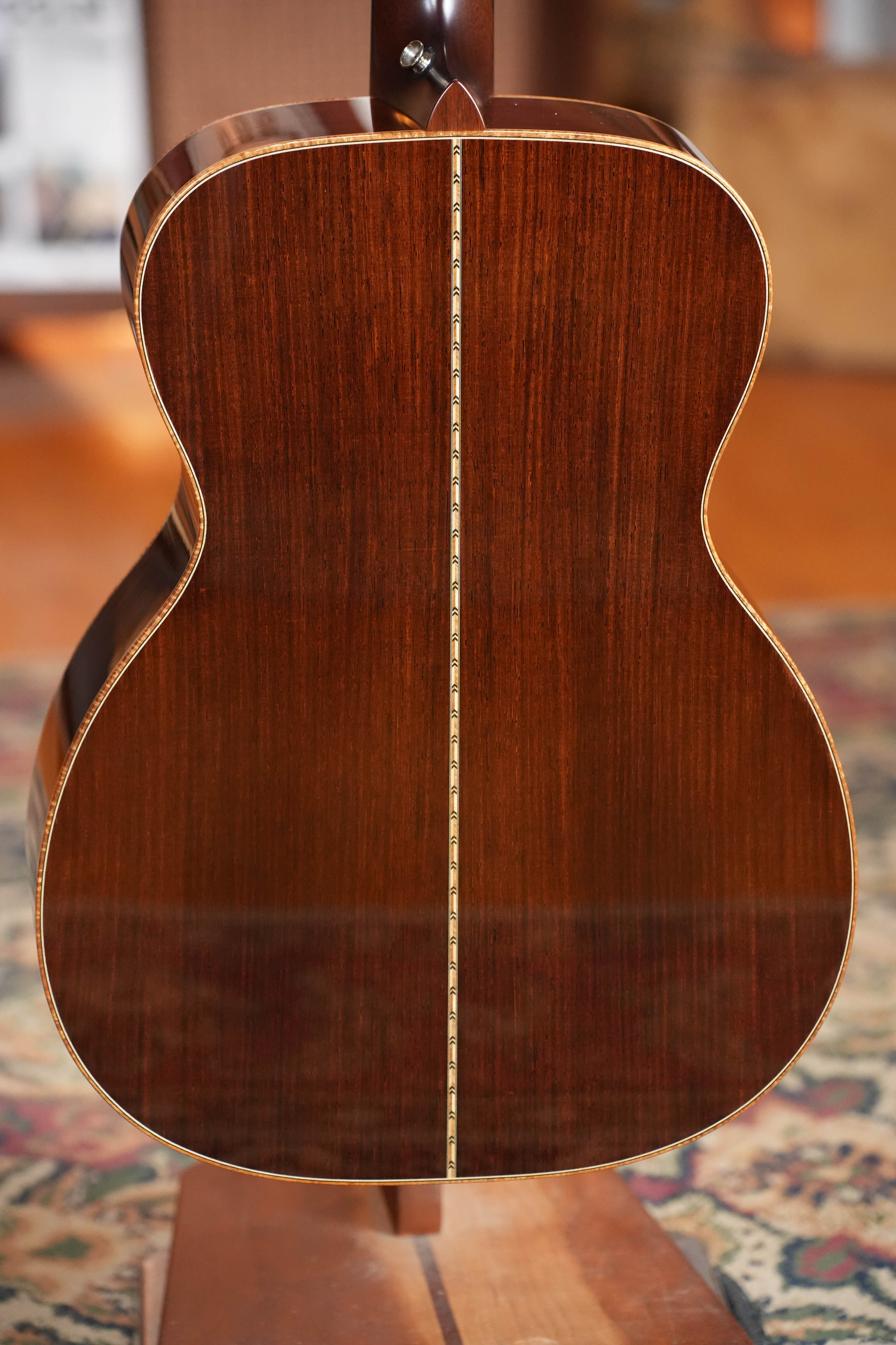 *Dread-Not Certified Used* 2024 Bourgeois Custom Large Soundhole Signature OM Adirondack/Perfect Quarter-Sawn Madagascar Rosewood LSDBS-OM w/ K&K Pickup #0422