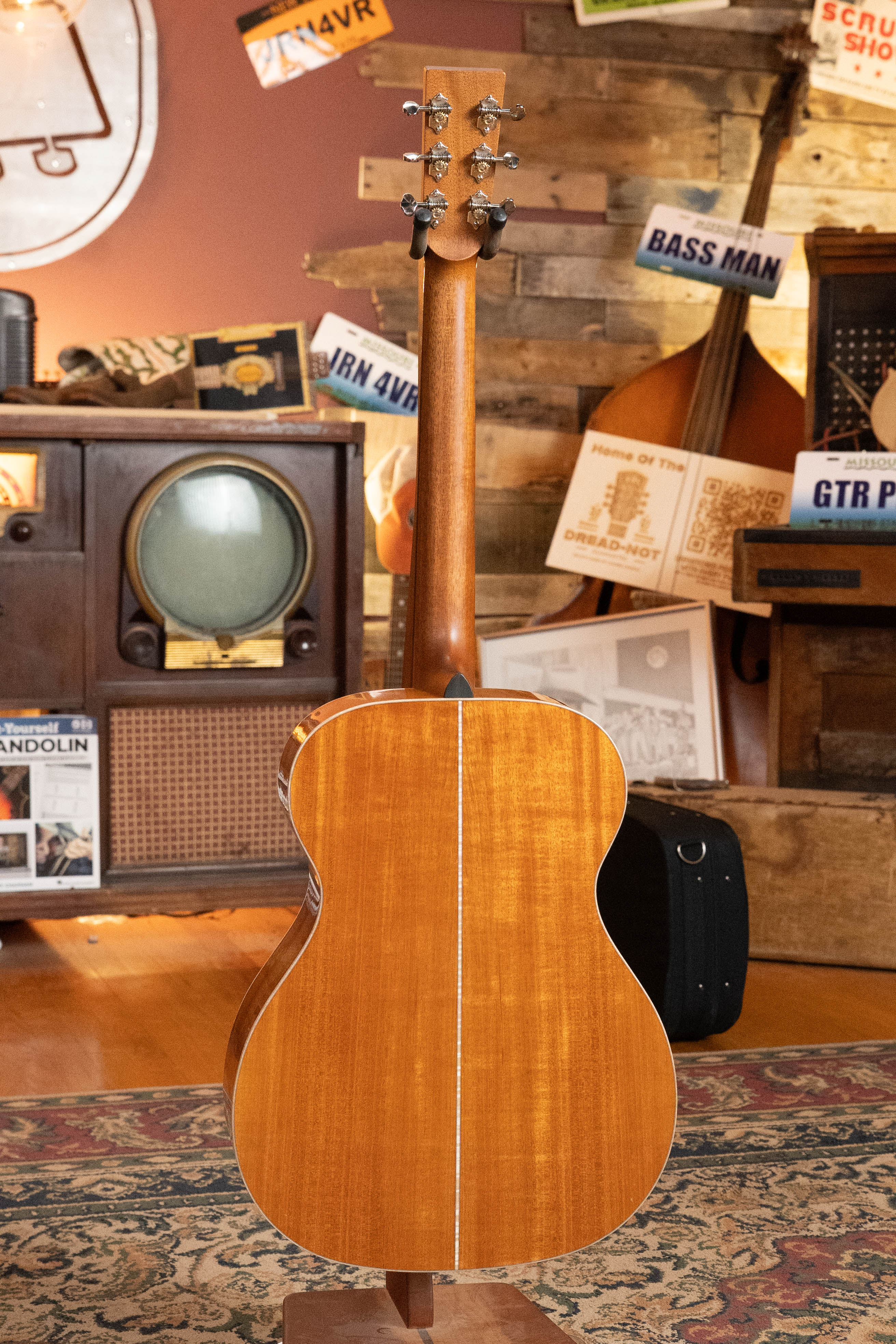 *Dread-Not Certified Used* Boucher BG-41-G Bluegrass Goose Series Gold Torrefied Adirondack/Mahogany OM Guitar w/K&K Pickup #1015