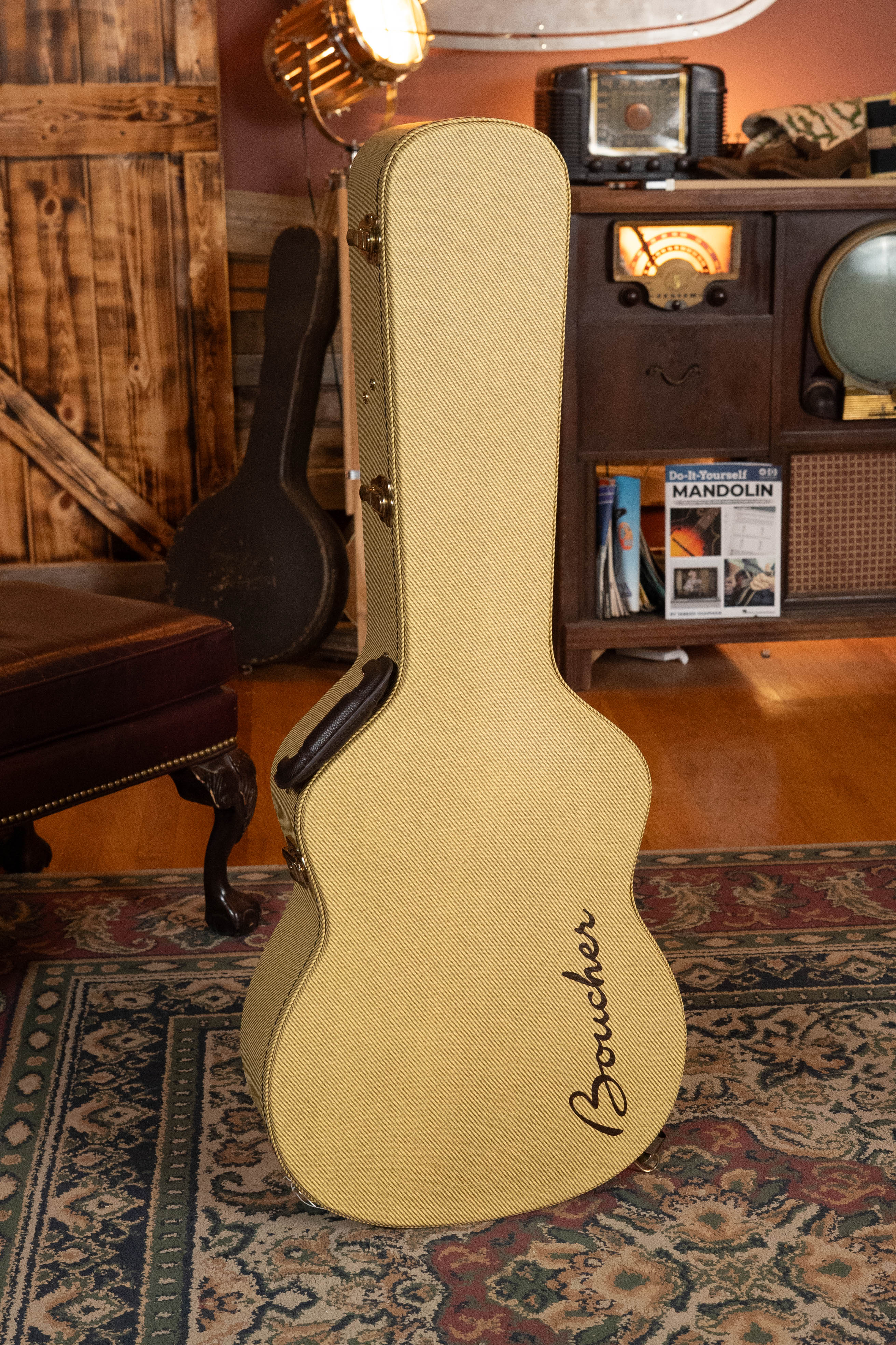 *Dread-Not Certified Used* Boucher BG-41-G Bluegrass Goose Series Gold Torrefied Adirondack/Mahogany OM Guitar w/K&K Pickup #1015