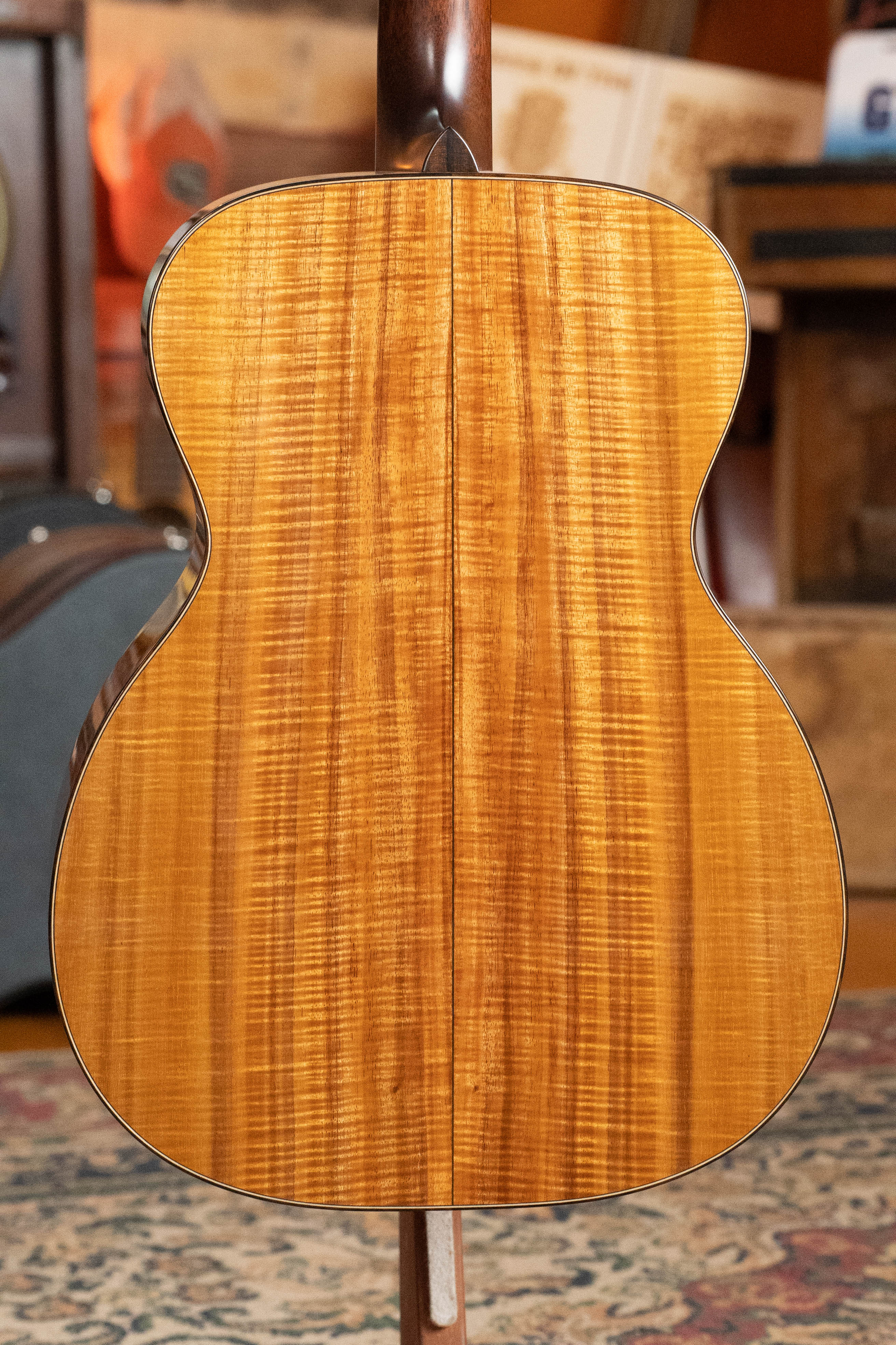 *Dread-Not Certified Used* Bourgeois Custom Built OO-12 Coupe All Figured Koa 12-Fret Acoustic Guitar #0200