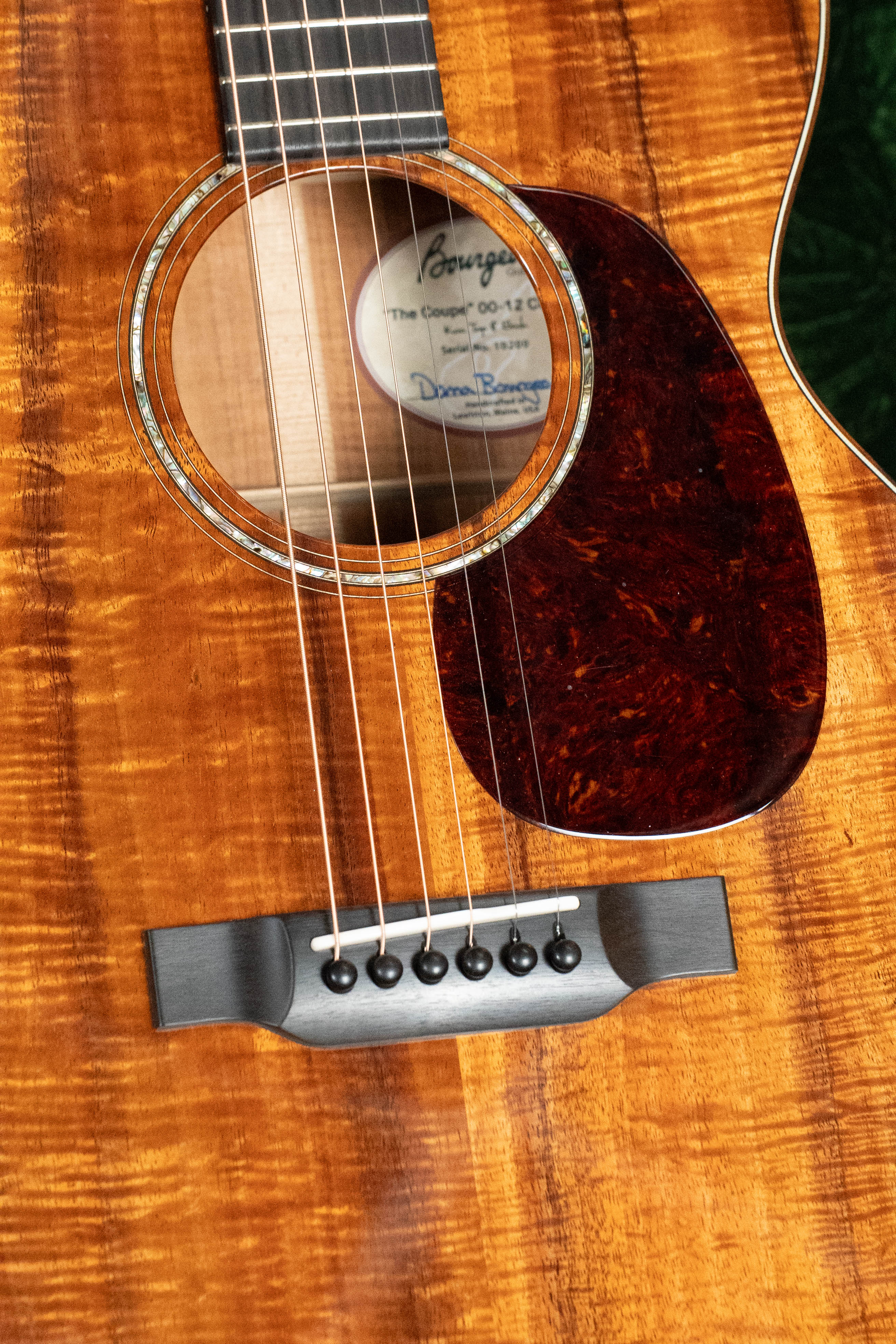 *Dread-Not Certified Used* Bourgeois Custom Built OO-12 Coupe All Figured Koa 12-Fret Acoustic Guitar #0200