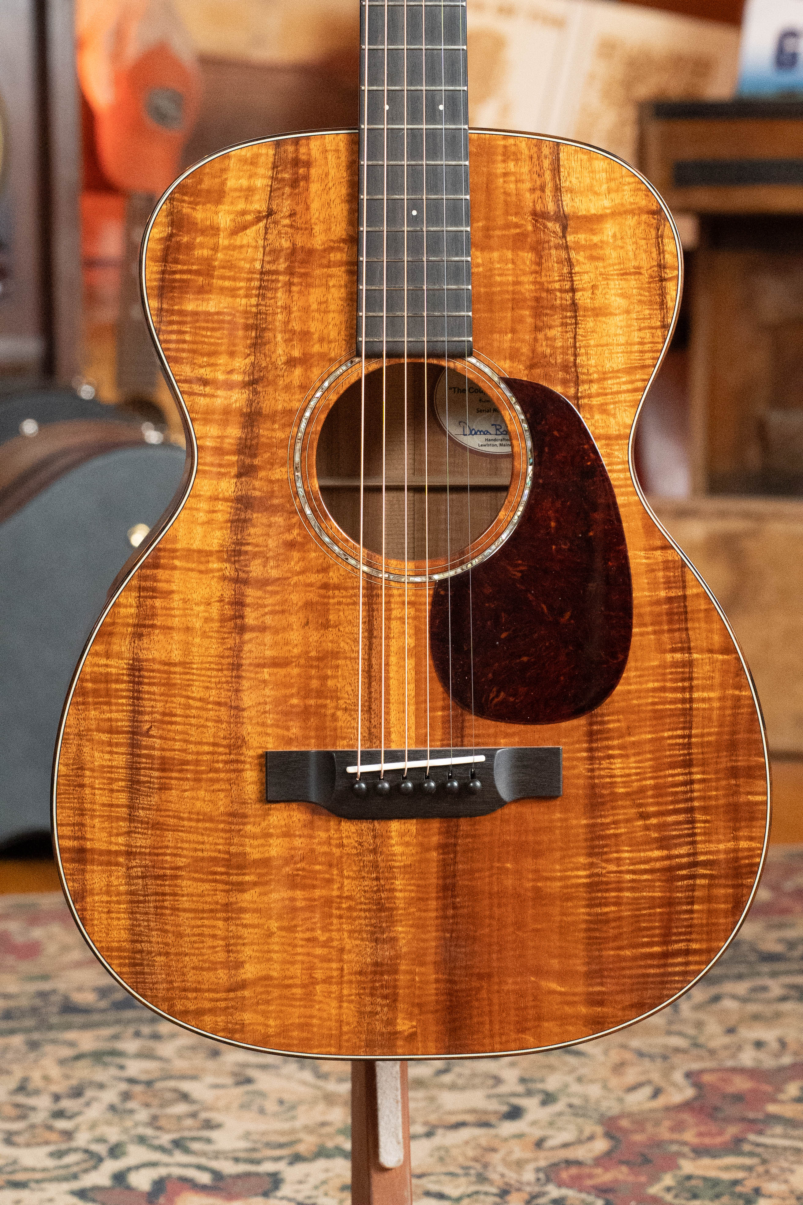 *Dread-Not Certified Used* Bourgeois Custom Built OO-12 Coupe All Figured Koa 12-Fret Acoustic Guitar #0200