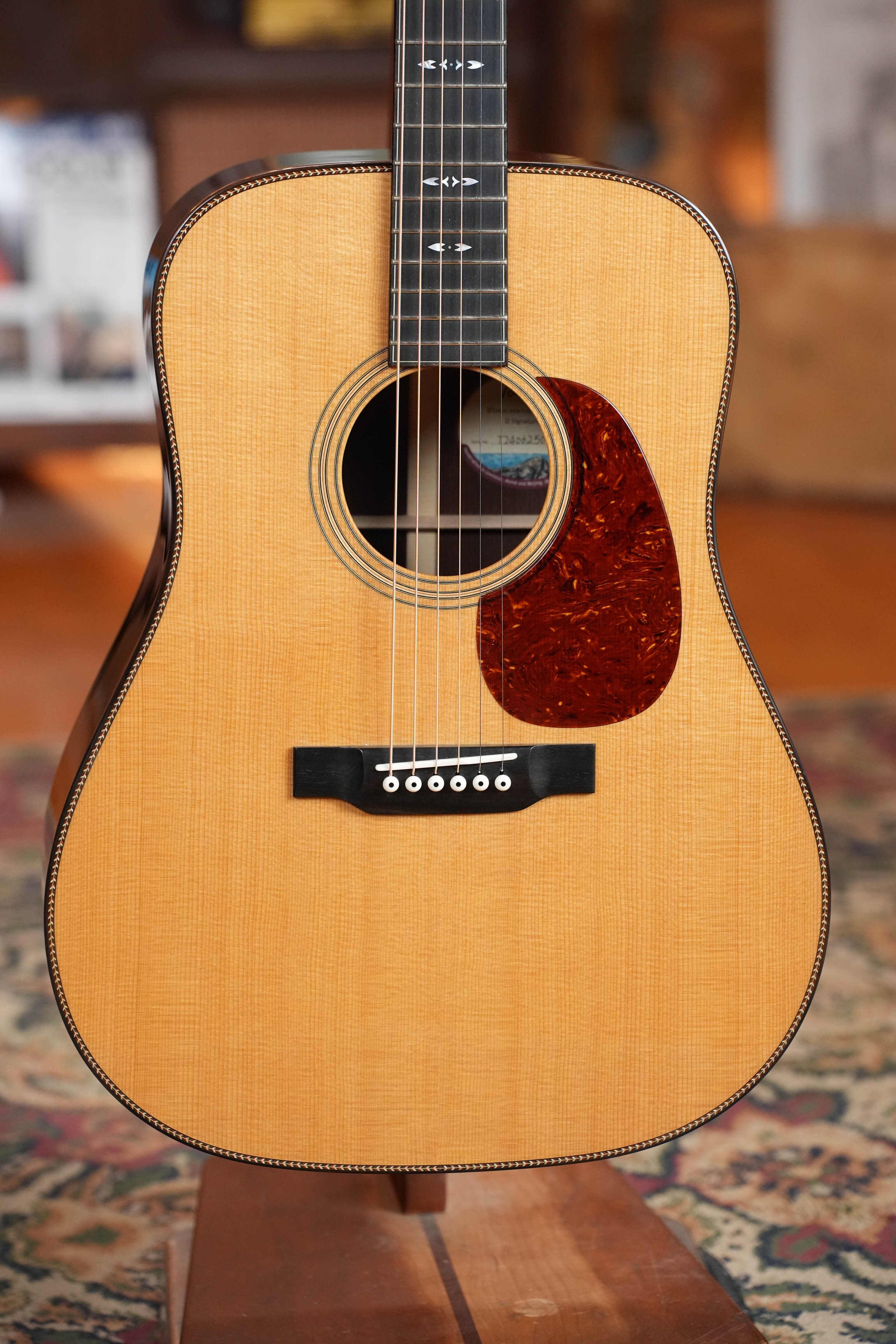 *Dread-Not Certified Used* Bourgeois D Touchstone Signature Torrefied Alaskan Sitka/Madagascar Rosewood Acoustic Guitar #6250