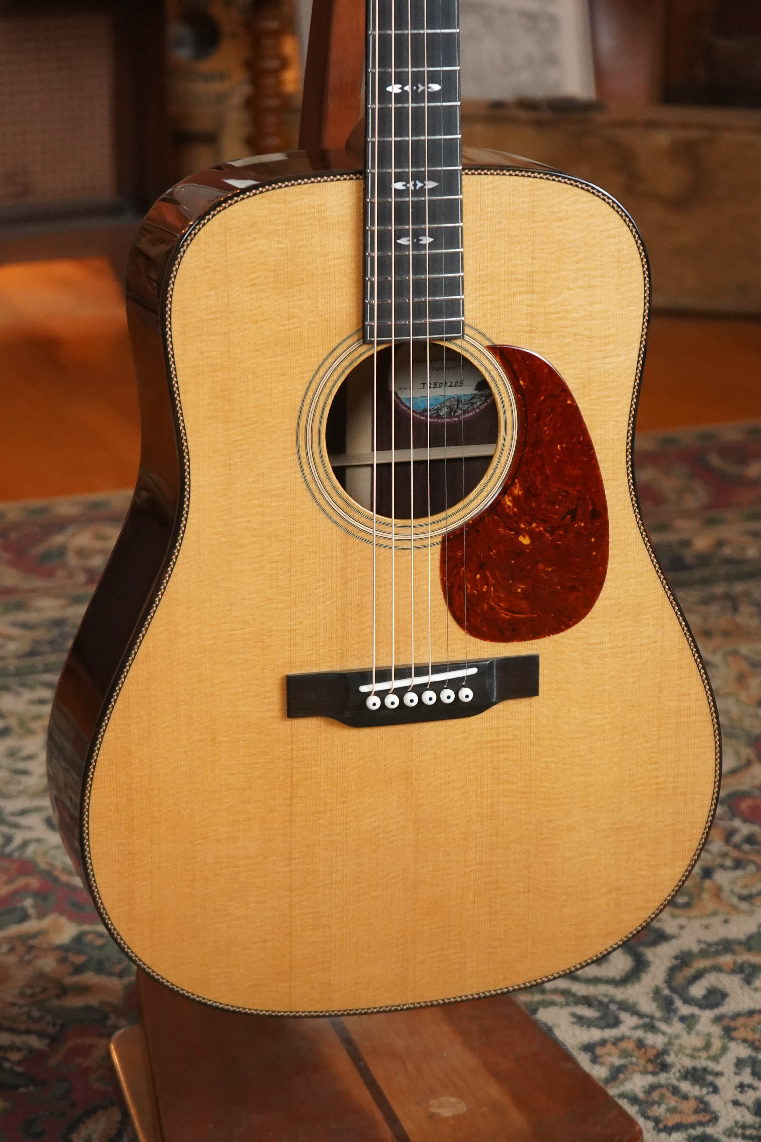 *Dread-Not Certified Used* Bourgeois Signature Touchstone Series Torrefied Sitka/Madagascar Dreadnought Acoustic Guitar #6205