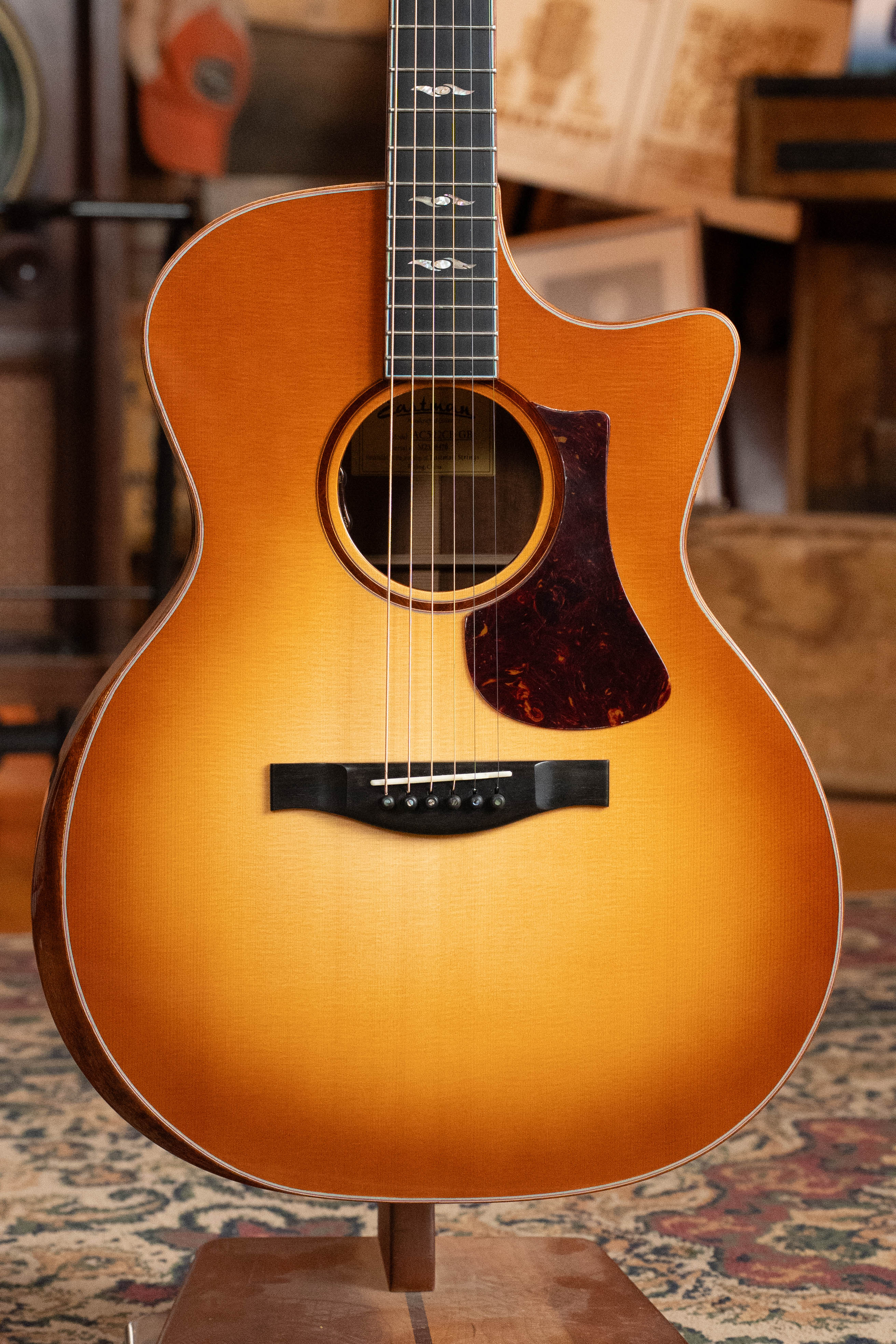 *Dread-Not Certified Used* Eastman AC522CE-GB European Spruce/Mahogany Goldburst Grand Auditorium Guitar w/LR Baggs Pickup #8476