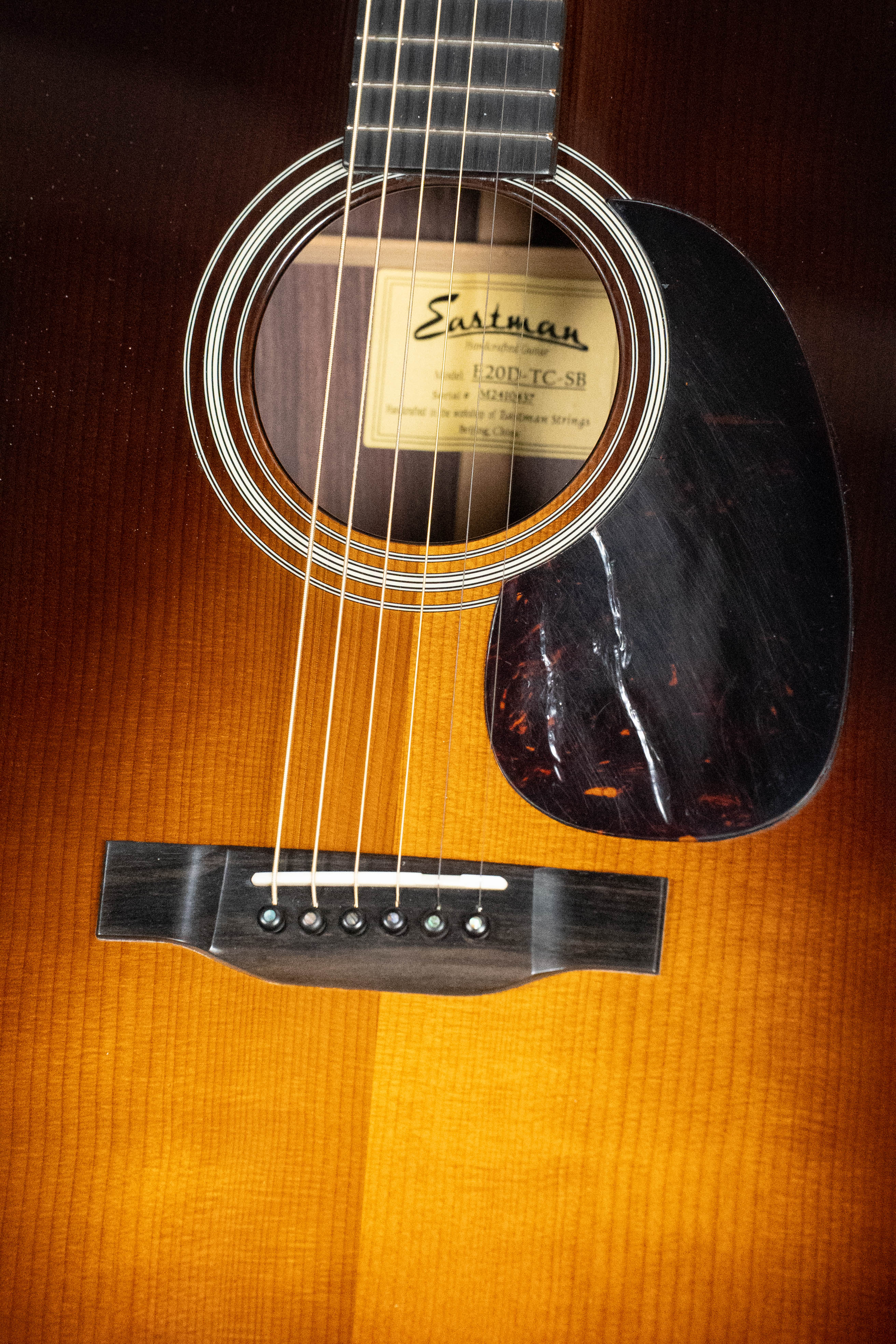 *Dread-Not Certified Used* Eastman E20D-TC-SB Thermo-Cured Adirondack/Rosewood Dreadnought Acoustic Guitar #0437