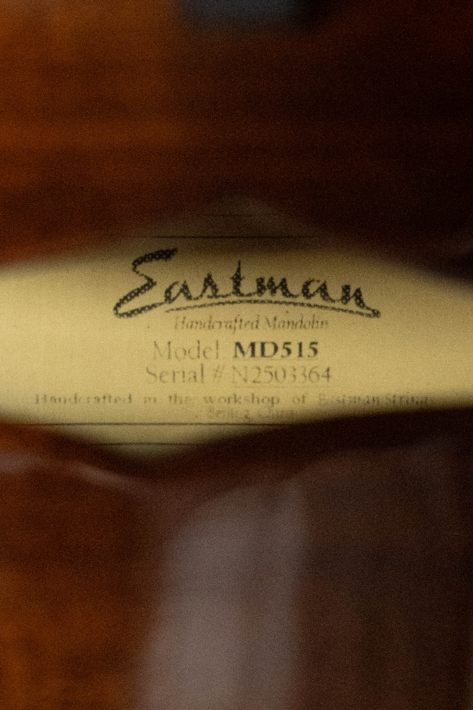 *Dread-Not Certified Used* Eastman MD515 F-Style Classic Finish Mandolin #3364