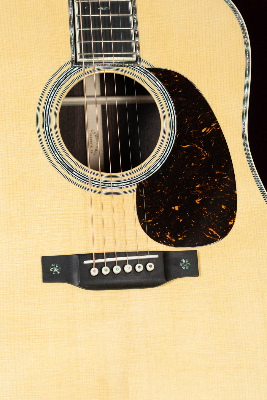 Martin D-42 dreadnought acoustic guitar with spruce top, East Indian rosewood bridge, and tortoiseshell pickguard. - *Dread-Not Certified Used*  Martin D-42 Spruce/East Indian Rosewood Dreadnought Acoustic Guitar #8810 - Default Title