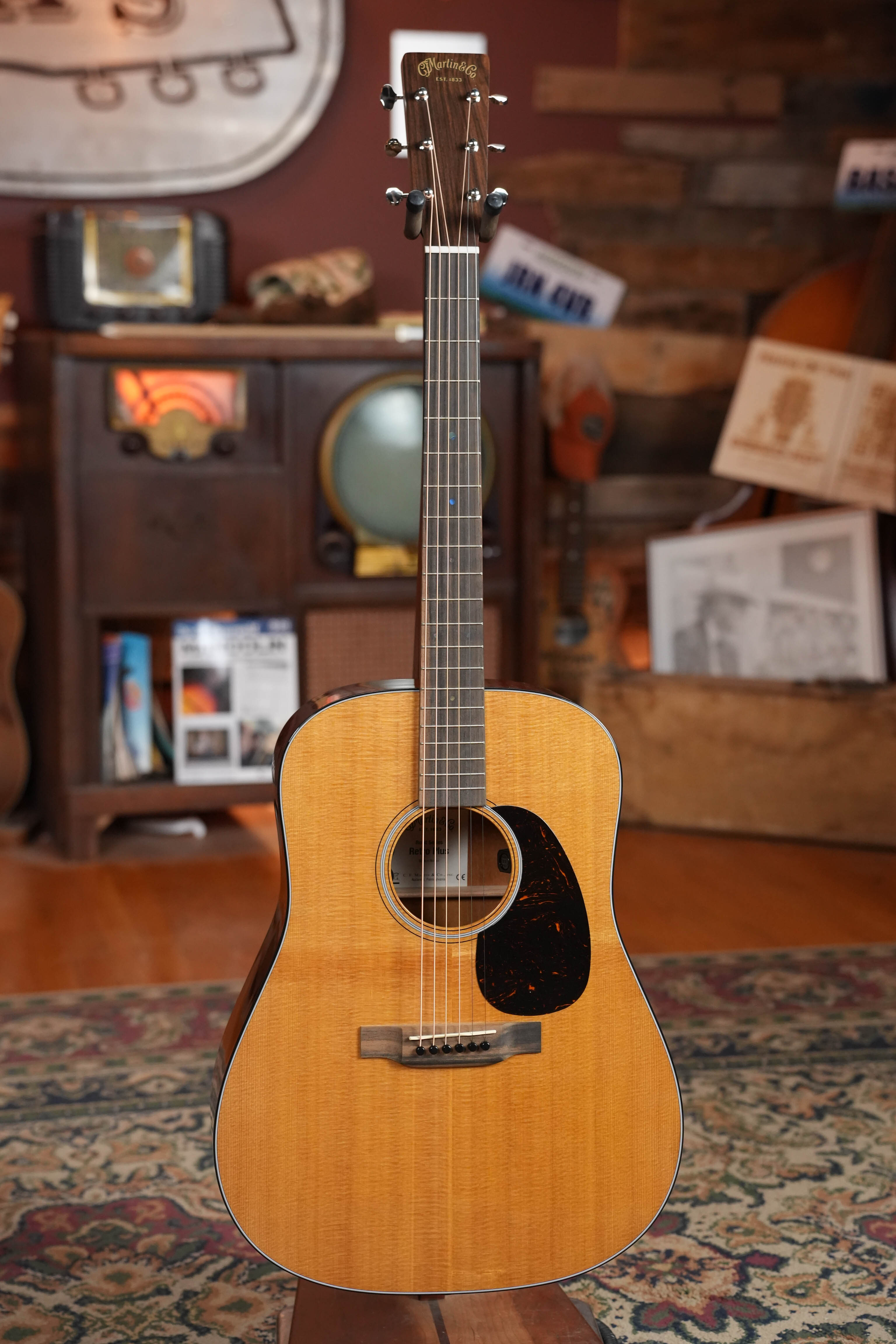 *Dread Not Certified Used* Martin DE Retro Plus Torrefied Spruce/Mahogany Dreadnought Guitar w/Martin Electronics #0559