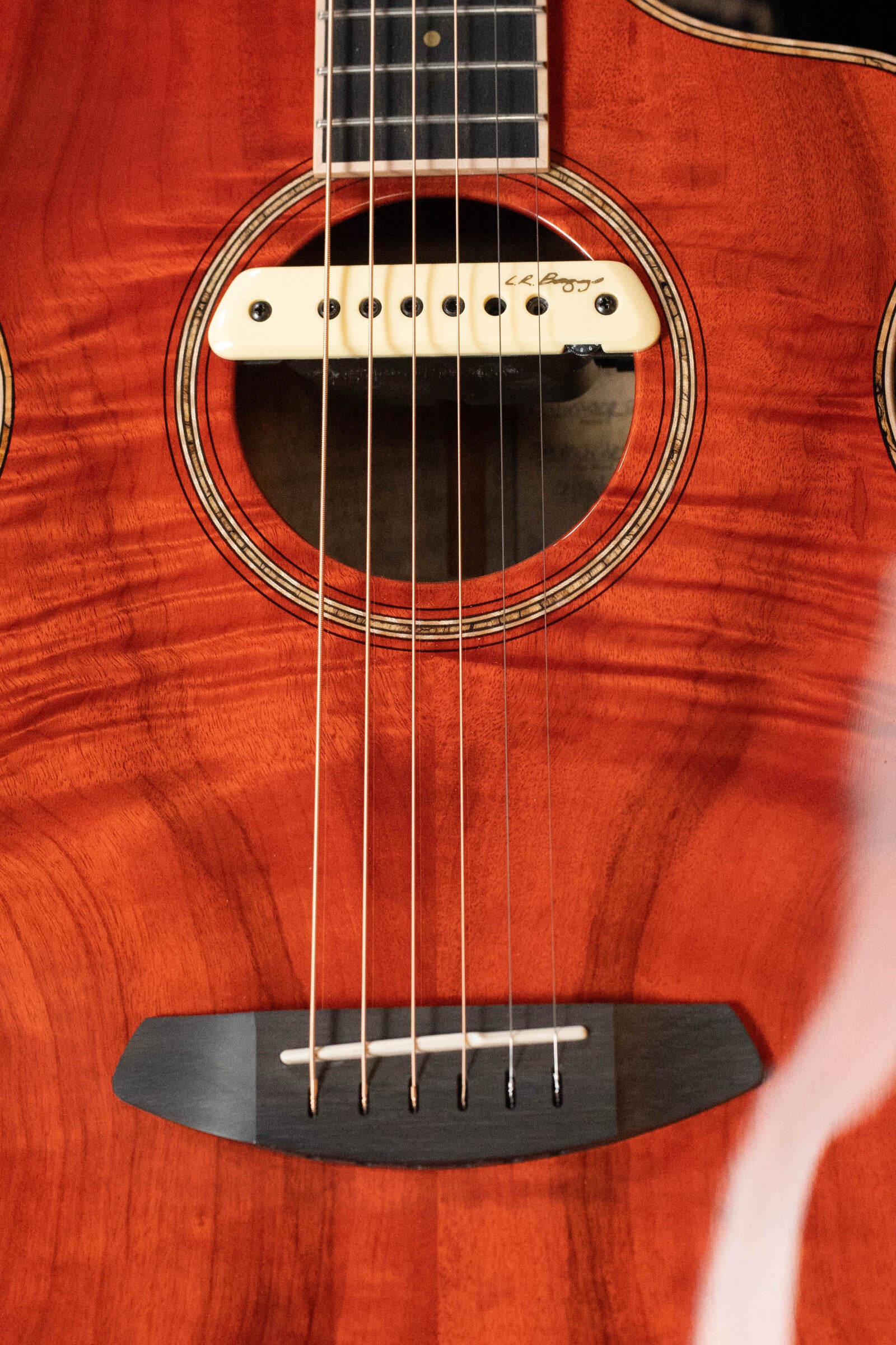 *Dread-Not Certified Floor Model* Breedlove Tom Bedell's Blues Orange Vintage Edition All Myrtlewood Concertina Cutaway Acoustic Guitar w/ LR Baggs M1 Pickup #9079