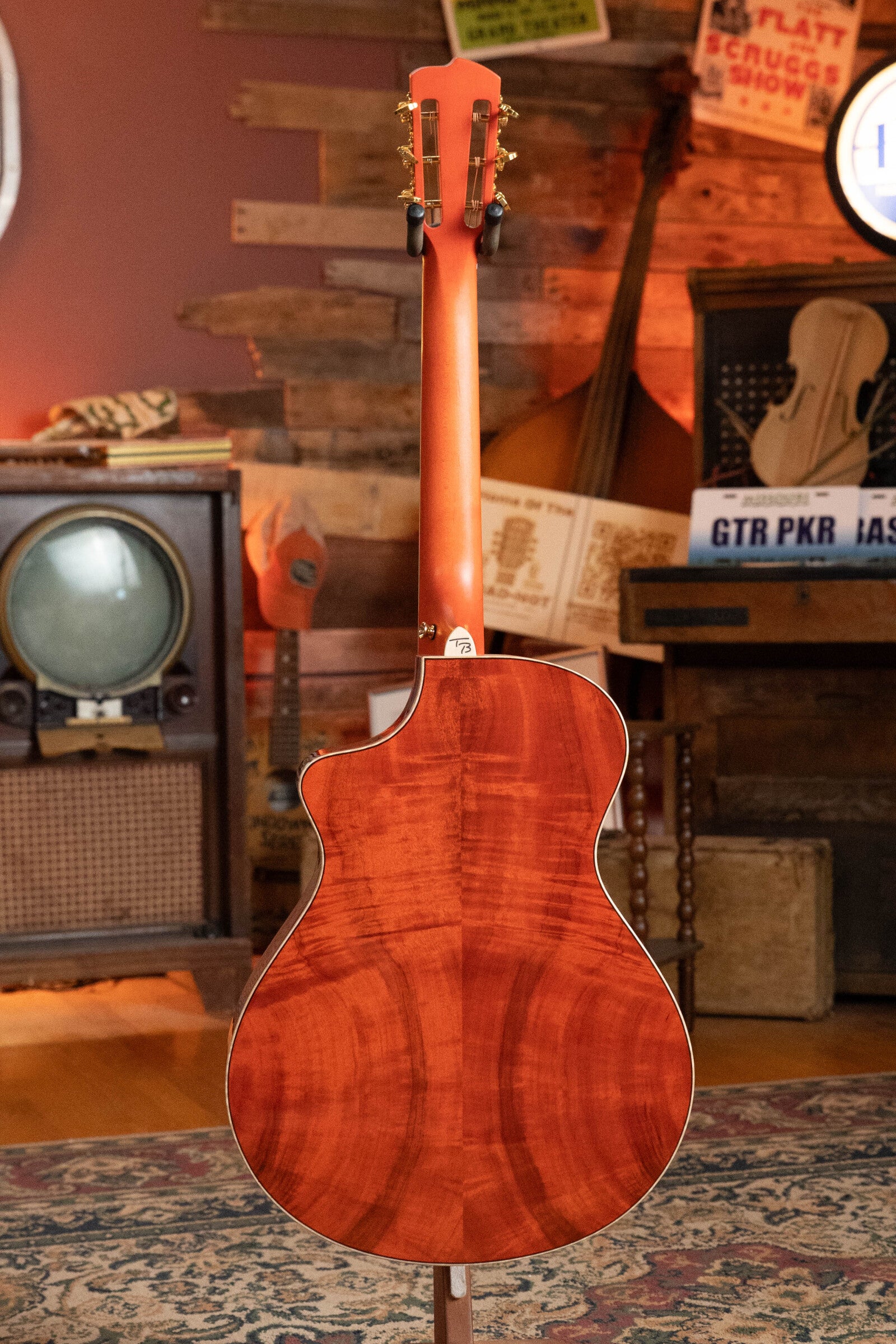 *Dread-Not Certified Floor Model* Breedlove Tom Bedell's Blues Orange Vintage Edition All Myrtlewood Concertina Cutaway Acoustic Guitar w/ LR Baggs M1 Pickup #9079