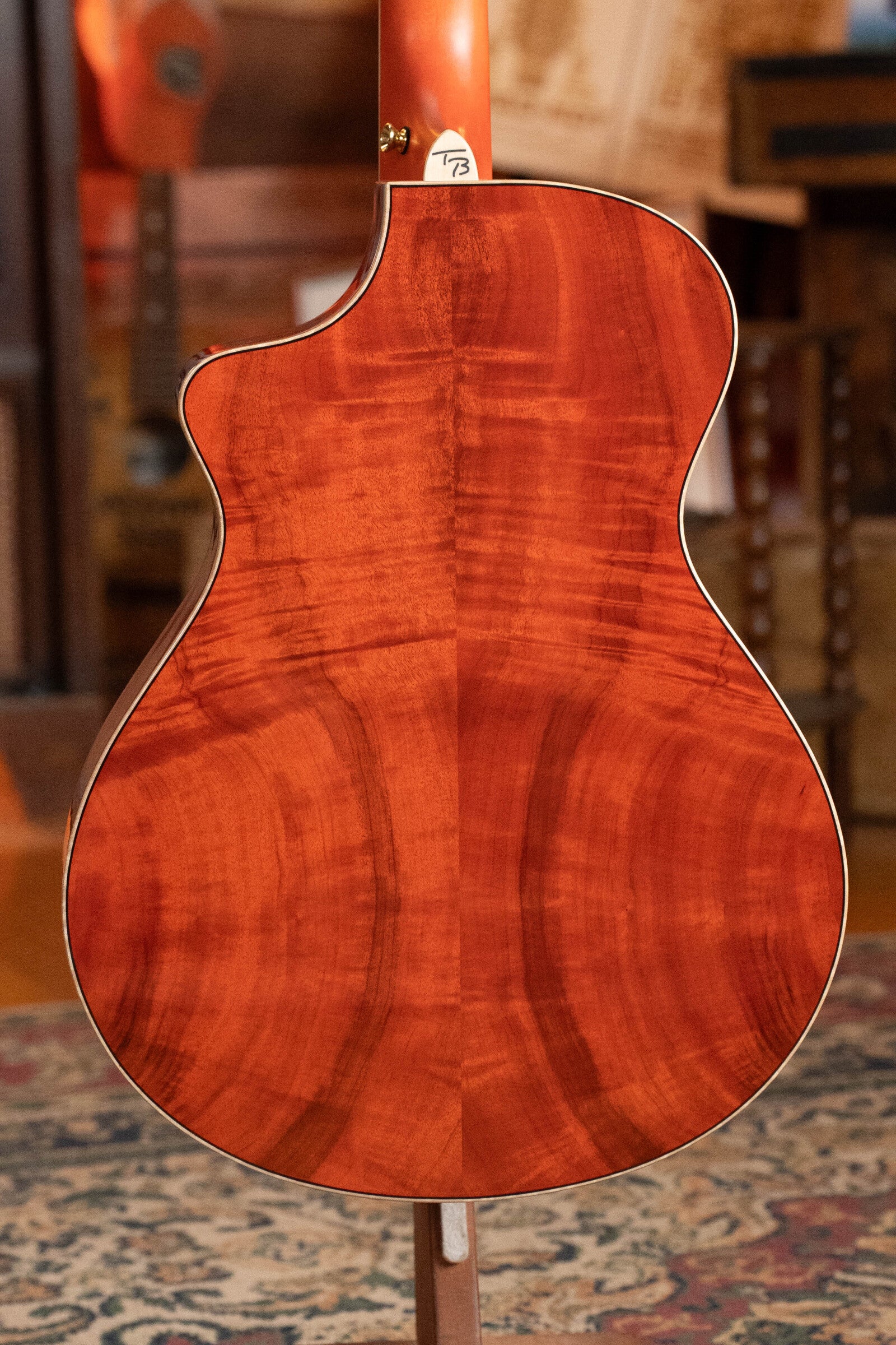 *Dread-Not Certified Floor Model* Breedlove Tom Bedell's Blues Orange Vintage Edition All Myrtlewood Concertina Cutaway Acoustic Guitar w/ LR Baggs M1 Pickup #9079