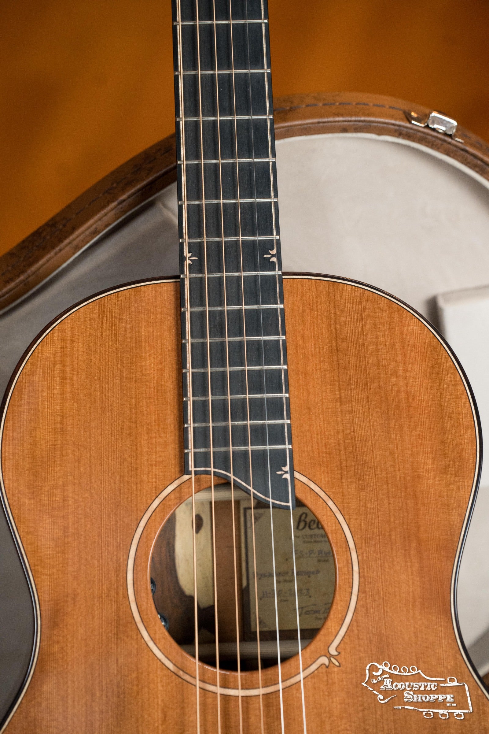 *Dread-Not Certified Used* Bedell Fireside Buckskin Redwood/Cocobolo Parlor Guitar w/LR Baggs Electronics #3001