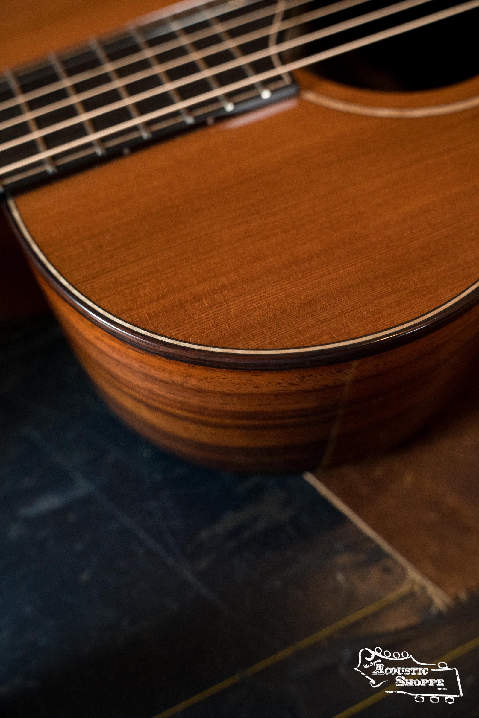*Dread-Not Certified Used* Bedell Fireside Buckskin Redwood/Cocobolo Parlor Guitar w/LR Baggs Electronics #3001