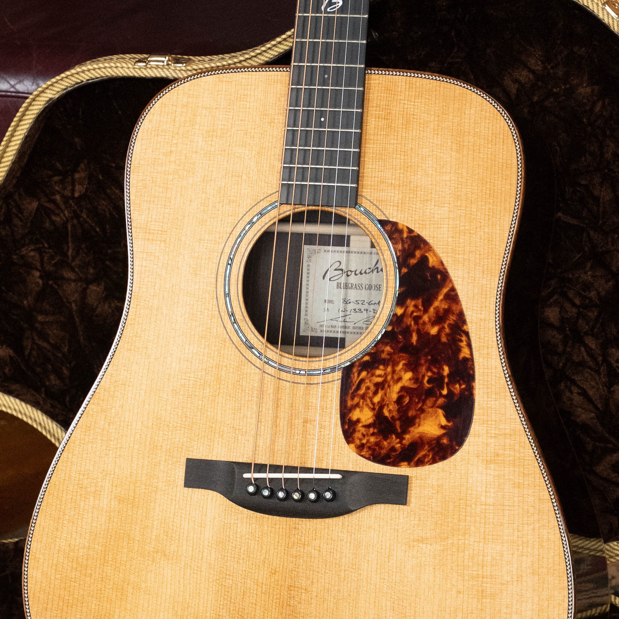 *Dread-Not Certified Used* Boucher BG-52-GM Torrefied Master Grade Adirondack Red Spruce/East Indian Rosewood Bluegrass Goose Series Dreadnought Acoustic Guitar #1339
