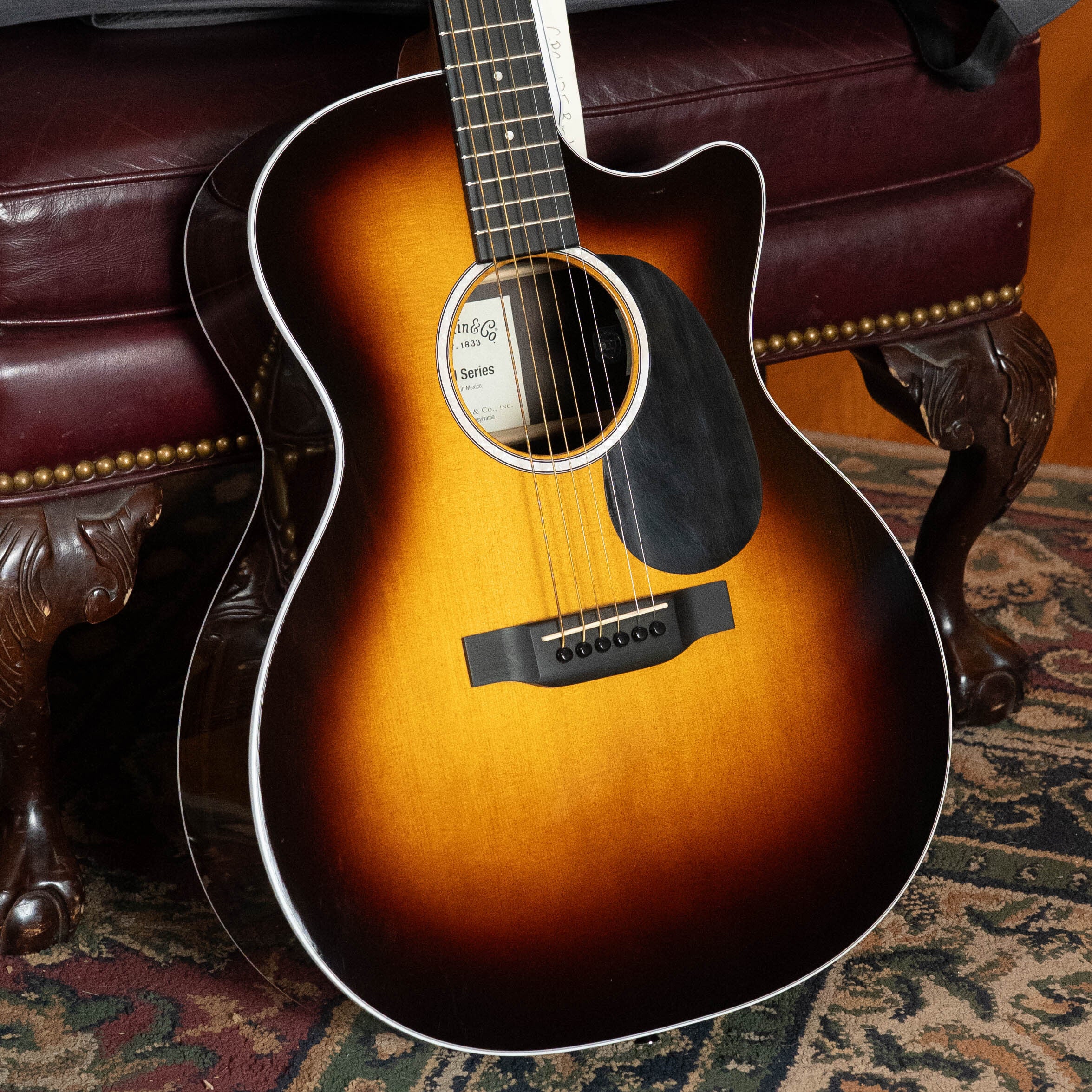 *Dread-Not Certified Used* Martin GPC-13E Sitka/Ziricote Grand Performance Cutaway Burst Guitar w/Martin E-1 Pickup #0743