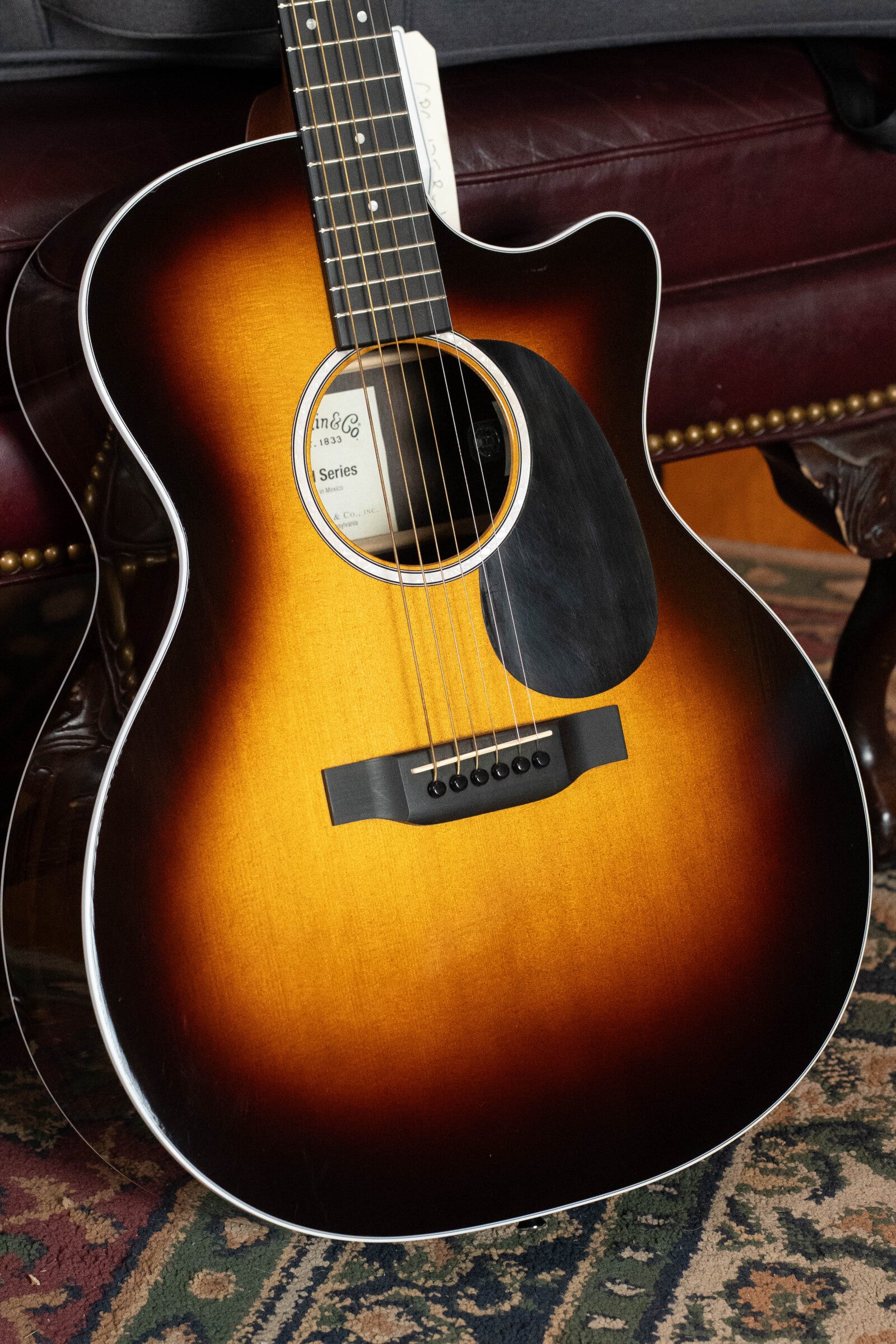*Dread-Not Certified Used* Martin GPC-13E Sitka/Ziricote Grand Performance Cutaway Burst Guitar w/Martin E-1 Pickup #0743