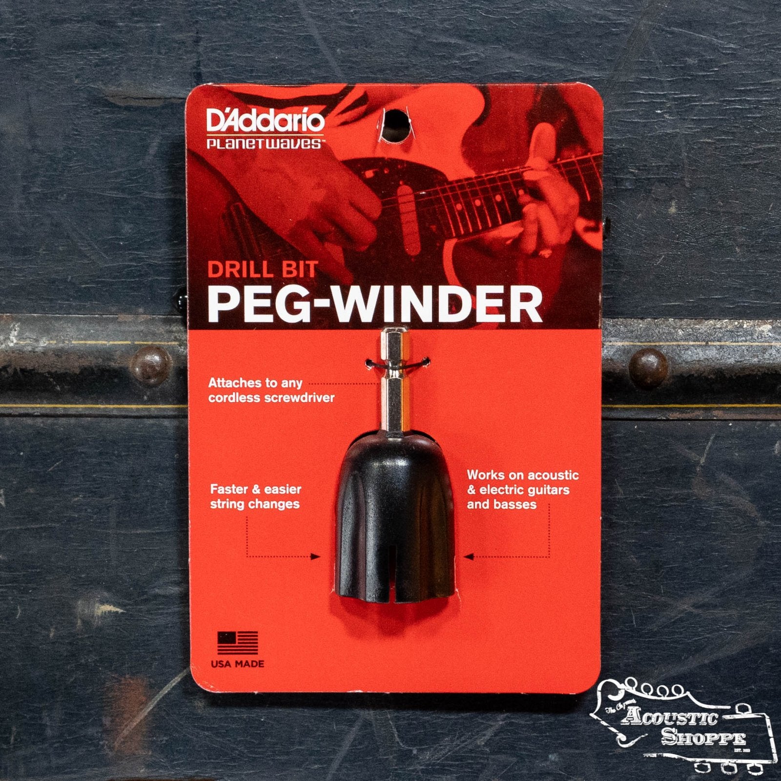 D'Addario Drill Bit Peg Winder PW-DBPW-01