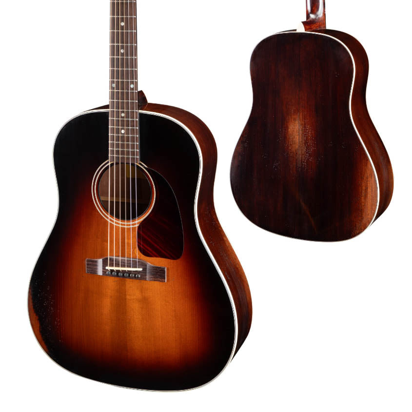 PRE-ORDER DEPOSIT ONLY *New 2026 Model* Eastman E15SS/V-SB Thermo-Cured Adirondack/Mahogany Antique Sunburst Varnish Slope Shoulder Acoustic Guitar