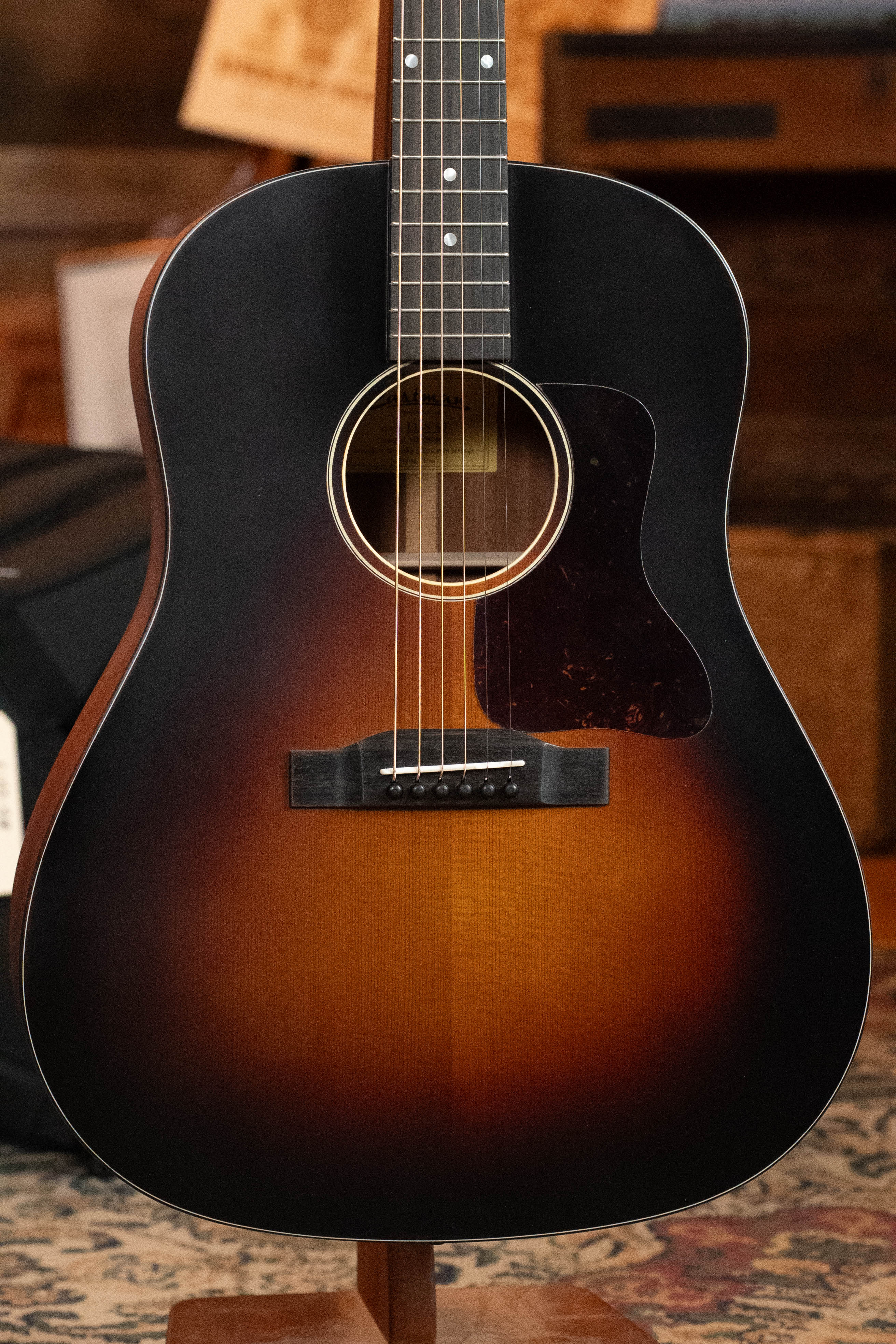 Eastman E1SS-SB Sitka/Sapele Sunburst Slope Shoulder Dreadnought Acoustic Guitar #8068