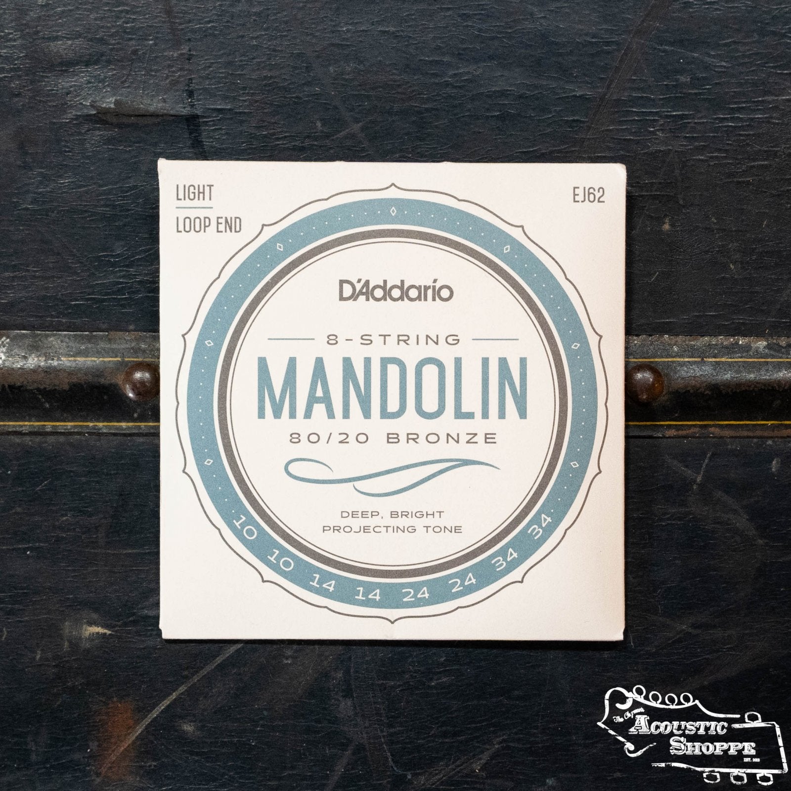 D'Addario EJ62 Bronze 80/20 Mandolin Strings - Light 10-34