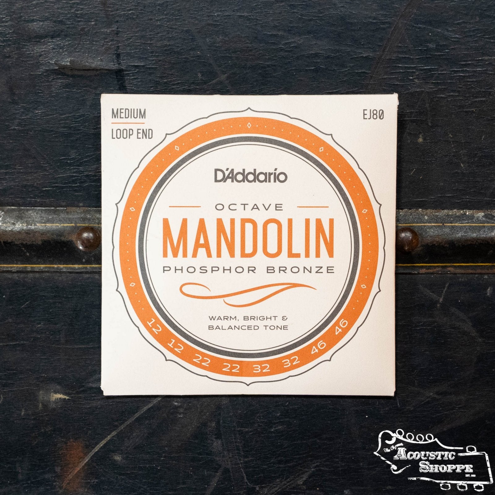 D'Addario EJ80 Phosphor Bronze Octave Mandolin Strings Medium