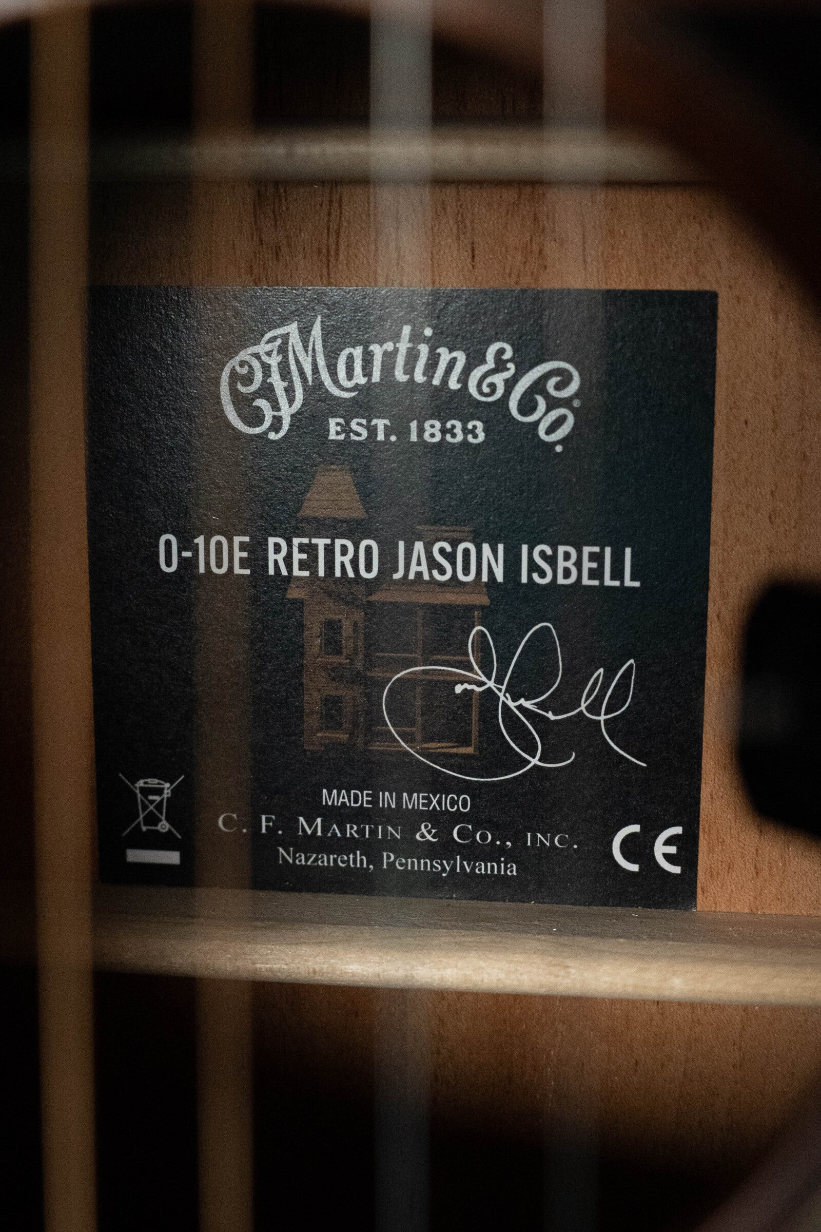 Martin O-10E Retro Jason Isbell All Mahogany Single O Guitar w/Martin Electronics #8579