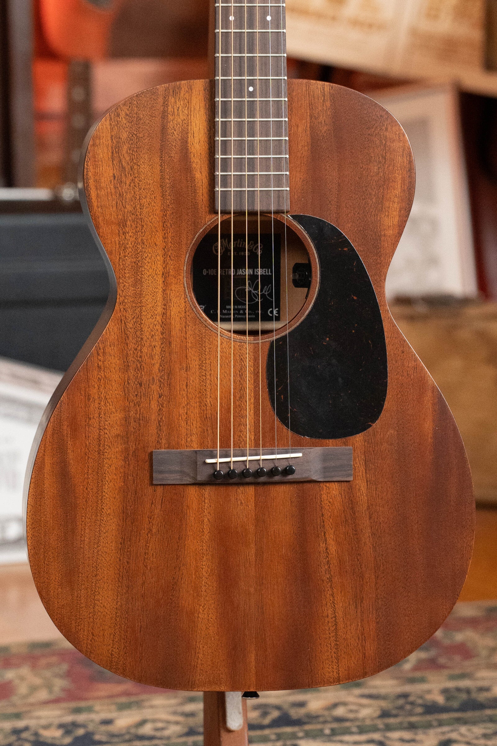 Martin O-10E Retro Jason Isbell All Mahogany Single O Guitar w/Martin Electronics #8579