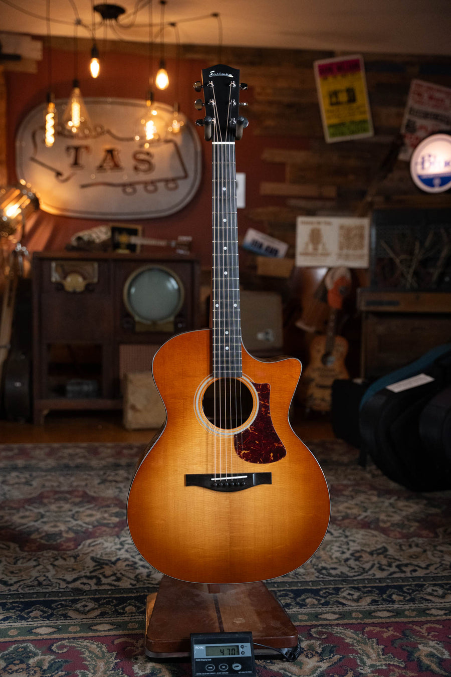 Eastman AC222CE-DLX-GB Goldburst Cutaway Grand Auditorium Acoustic-Electric Guitar #6967