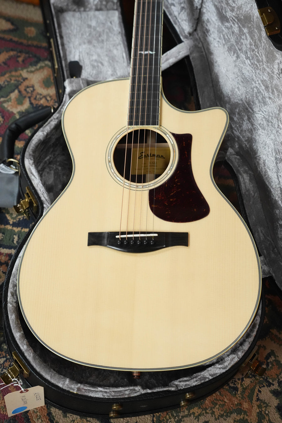 Eastman AC422CE Natural Gloss Grand Auditorium Acoustic Guitar w/ Electronics #0081