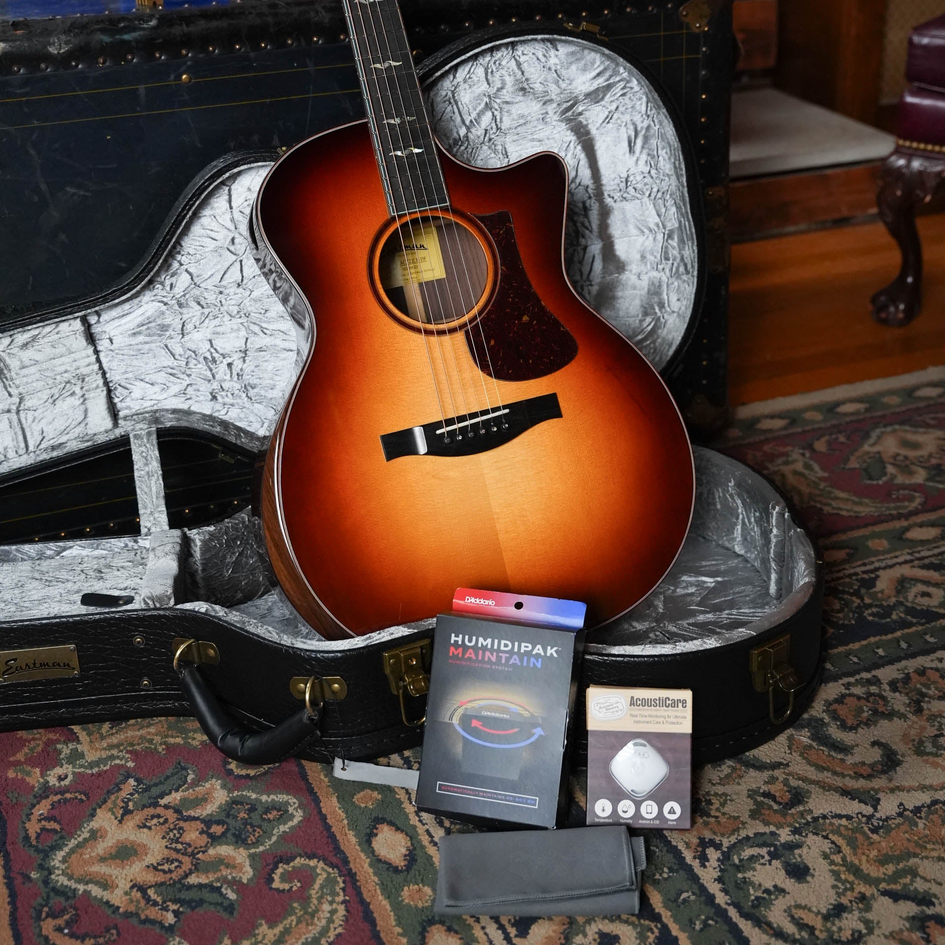 Eastman AC722CE-DF Dakota Fade Finish Grand Auditorium w/LR Baggs Pickup #4323