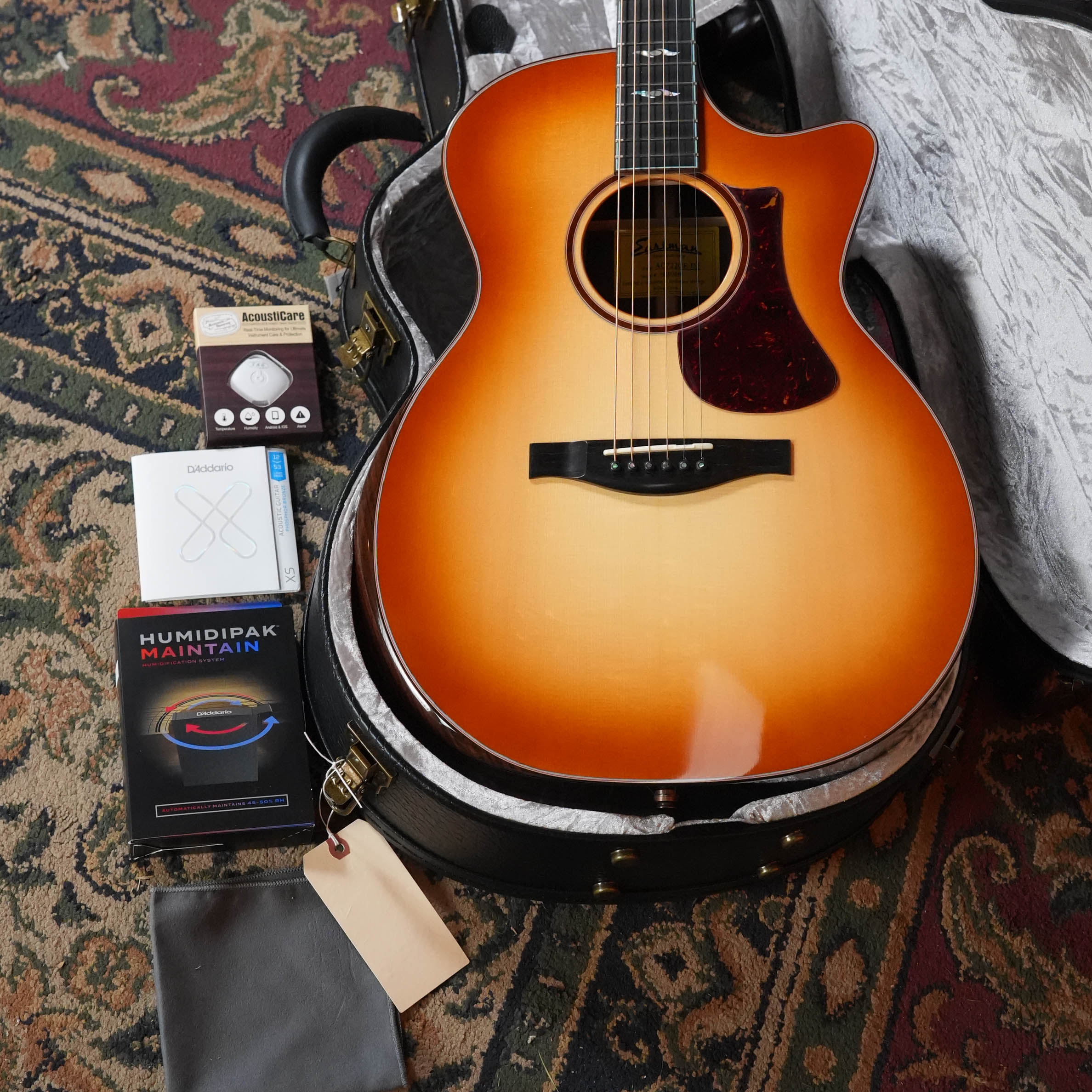 Eastman AC722CE-DF European Spruce/Rosewood Dakota Fade Finish Grand Auditorium w/LR Baggs Pickup #3648