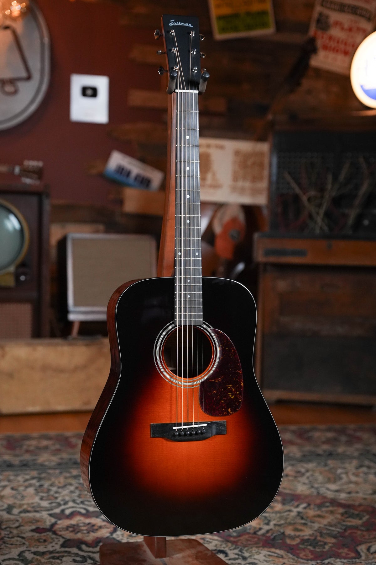 Eastman E10D-TC-SB Sunburst Dreadnought Acoustic Guitar #4182