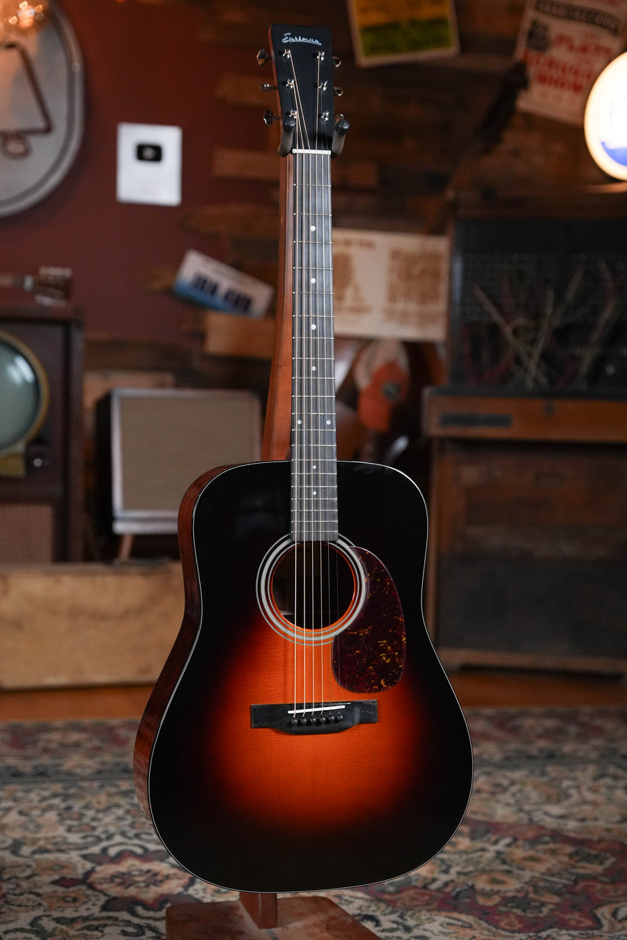 Eastman E10D-TC-SB Sunburst Dreadnought Acoustic Guitar #4182