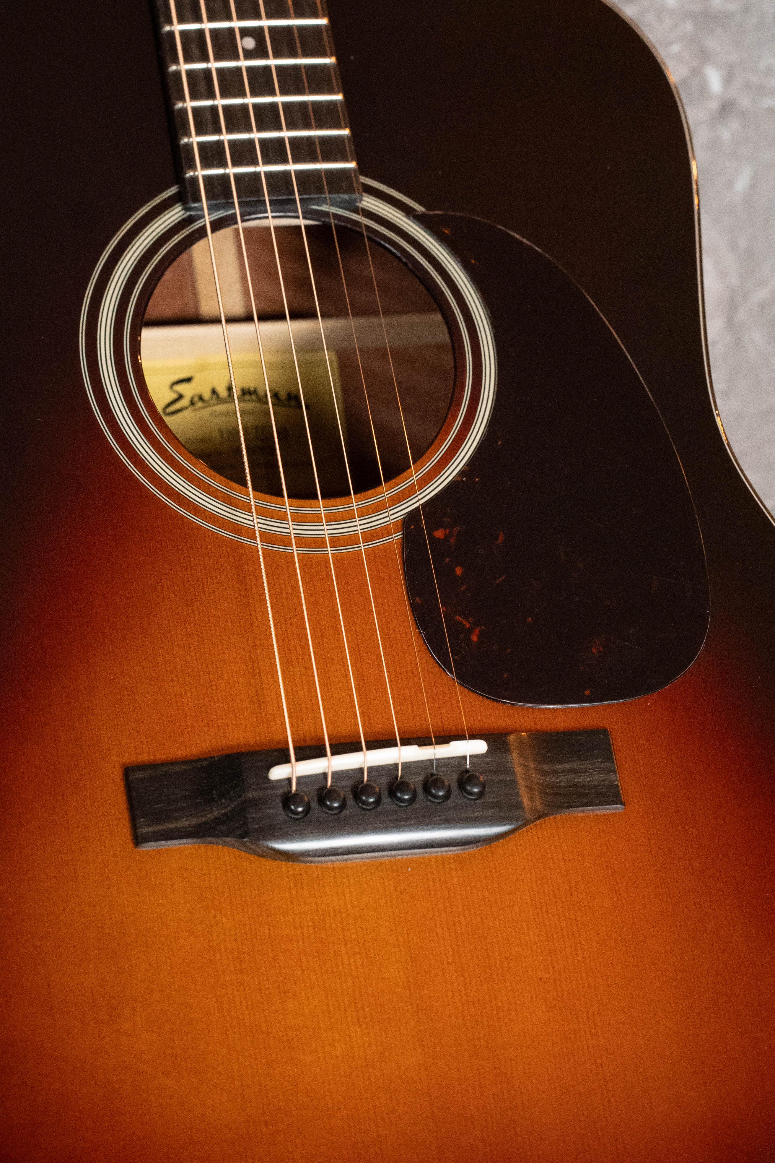 Eastman E10D-TC-SB Thermo-Cured Adirondack/Mahogany Sunburst Dreadnought Acoustic Guitar #0829