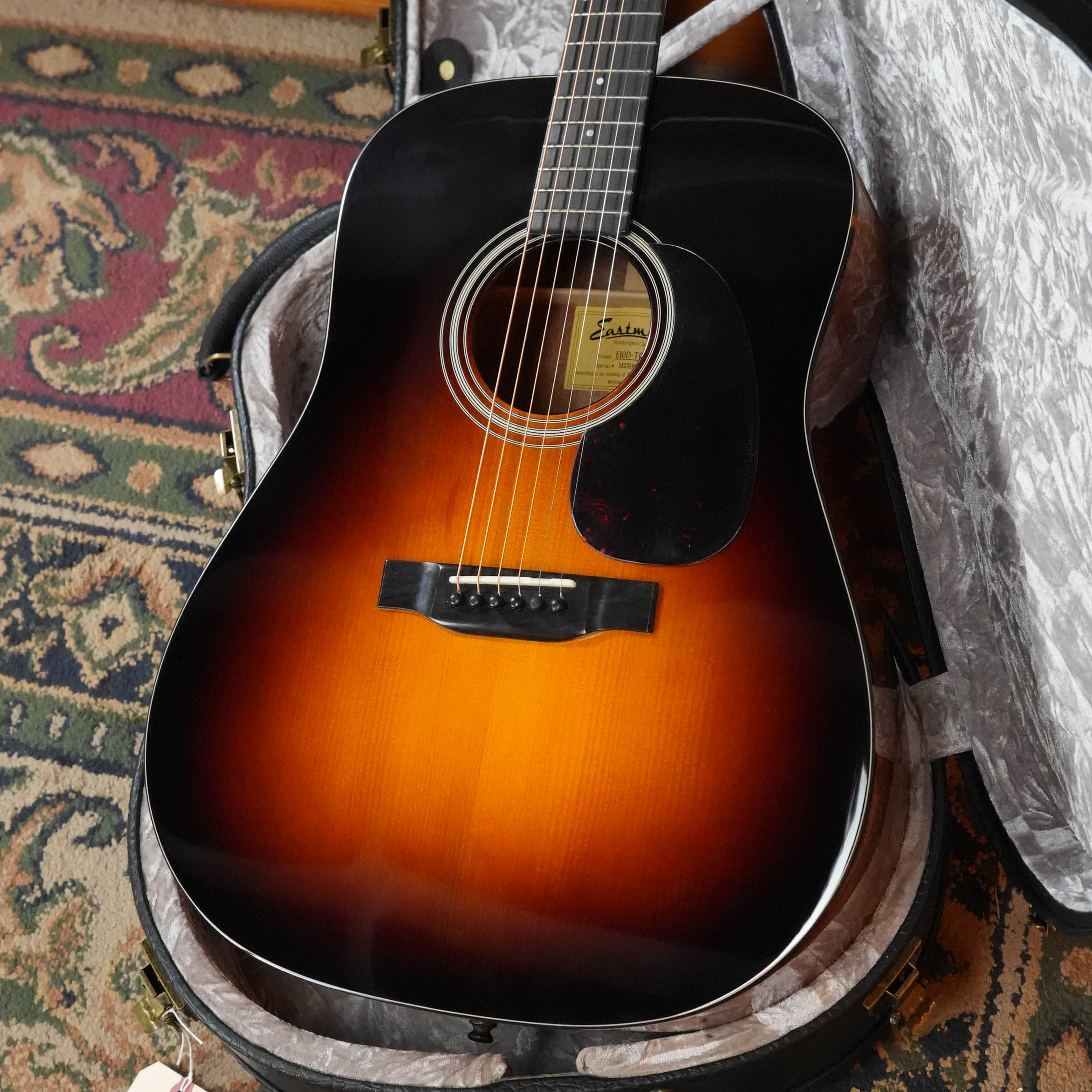 Eastman E10D-TC-SB Thermo-Cured Adirondack/Mahogany Sunburst Dreadnought Acoustic Guitar #6445