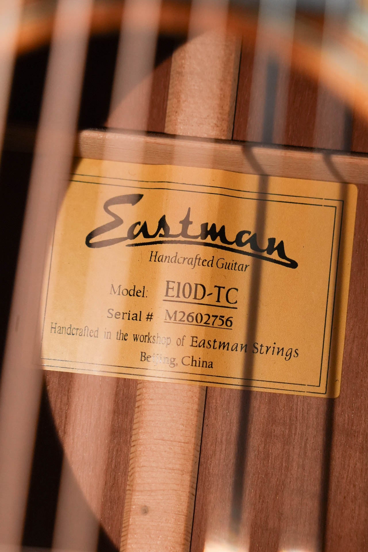 Eastman E10D-TC Dreadnought Acoustic Guitar #2756