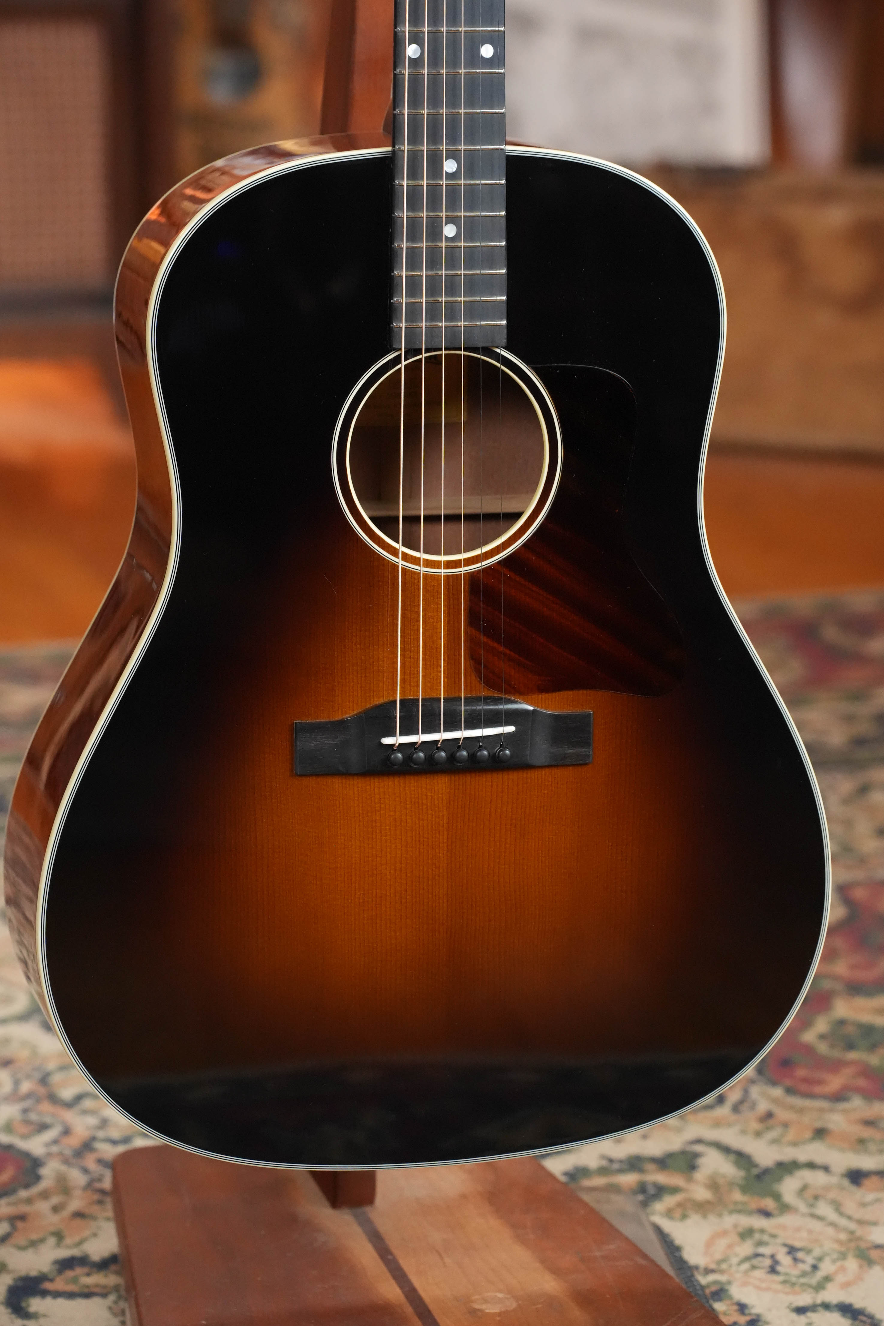 Eastman E10SS-TC Thermo-Cured Adirondack/Mahogany Sunburst Slope Shoulder Dreadnought Acoustic Guitar #0378