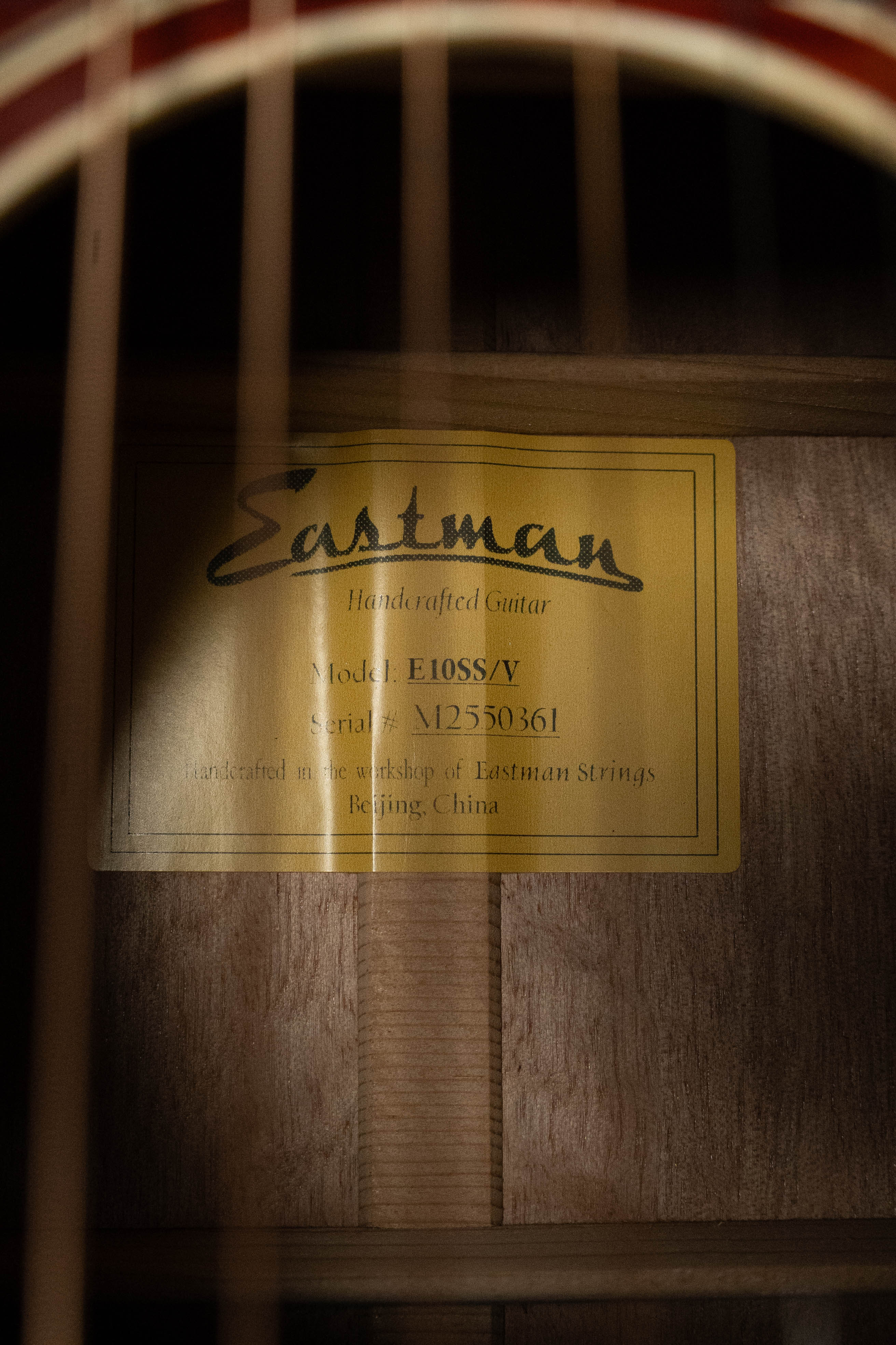 Eastman E10SS/V Adirondack/Mahogany Antique Classic Finish Slope Shoulder Dreadnought Acoustic Guitar #0361