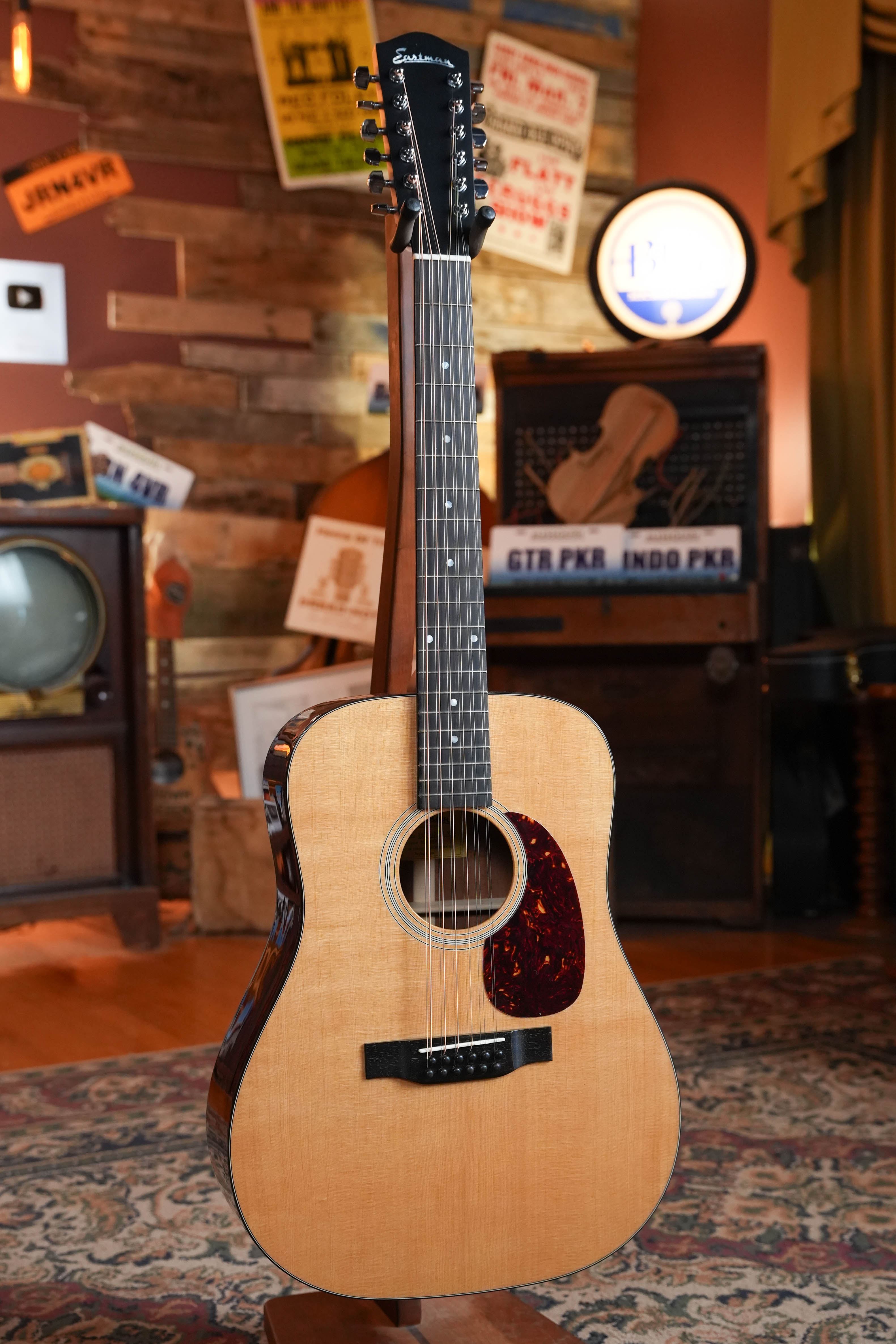 Eastman E1D-12-DLX 12 Strings Sitka/Sapele Dreadnought Guitar w/Fishman Pickup #0938